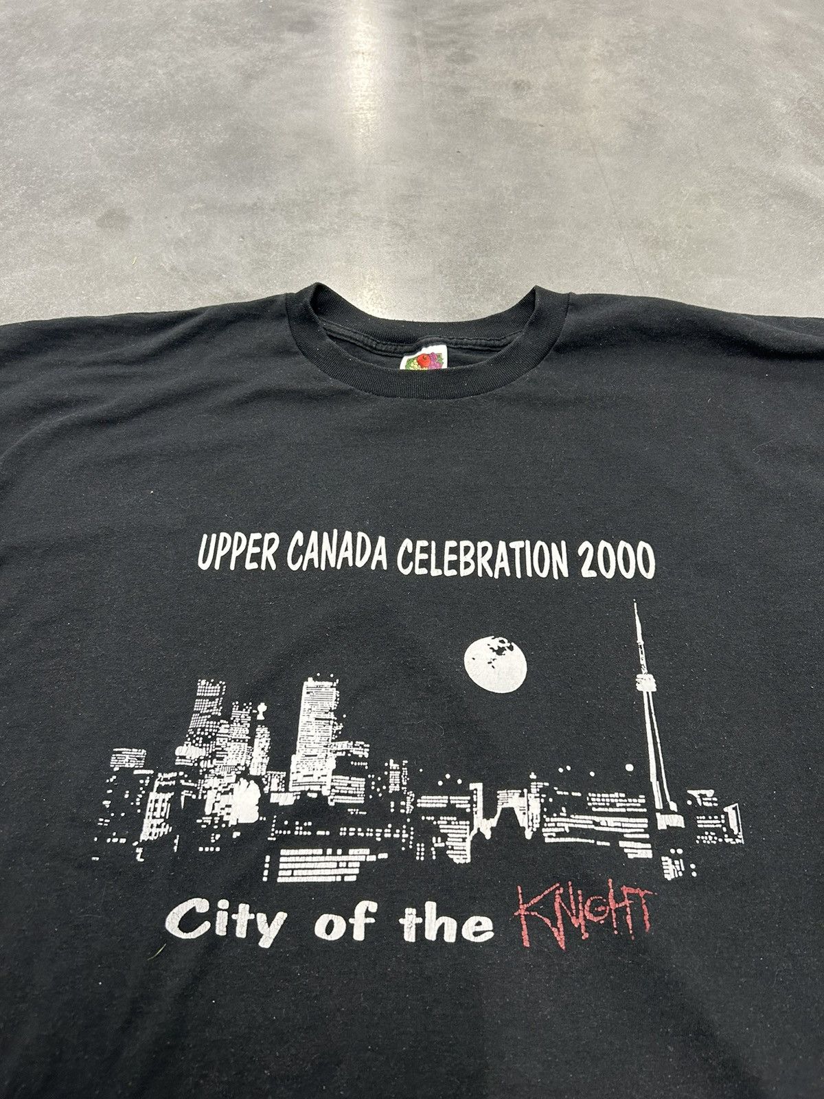 Fruit Of The Loom × Vintage 2000 Upper Canada Celebration Toronto black t shirt Size US XXL / EU 58 / 5 - 2 Thumbnail
