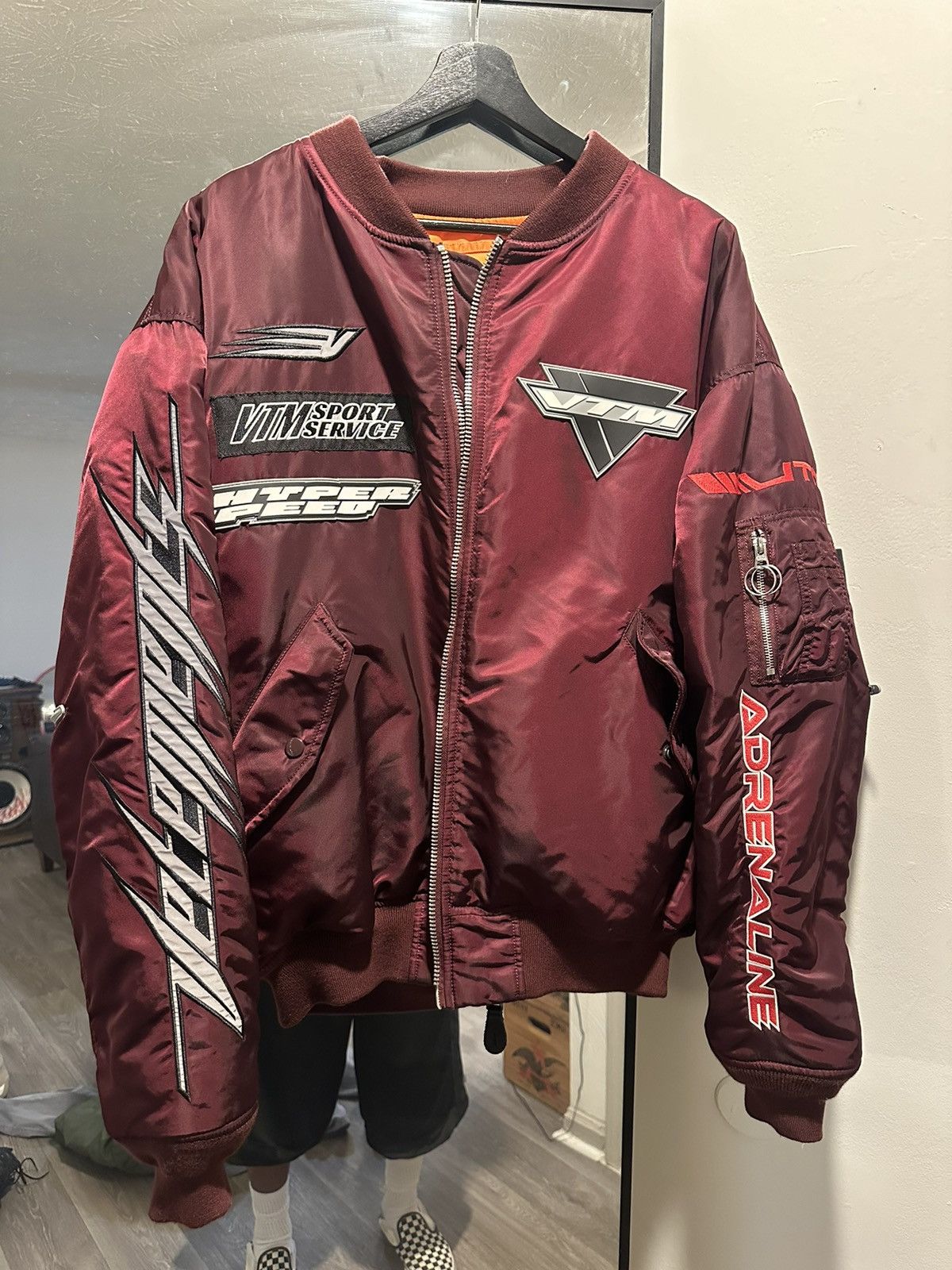 ジャケット・アウター VETEMENTS 18AW Alpha Racing Bomber MA-1 FOR SALE* AW21 Vêtements x Alpha Industries MA-1 'Racing