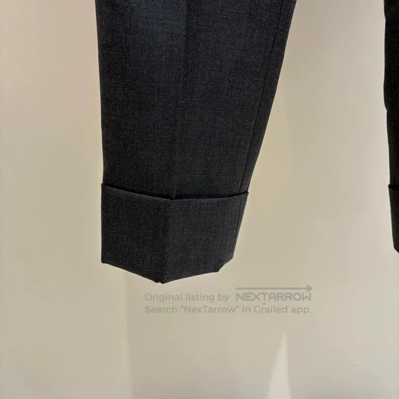 Thom Browne Thom Browne Classic Trousers - Dark Gray Size 25" / US 0 / IT 36 - 4 Thumbnail