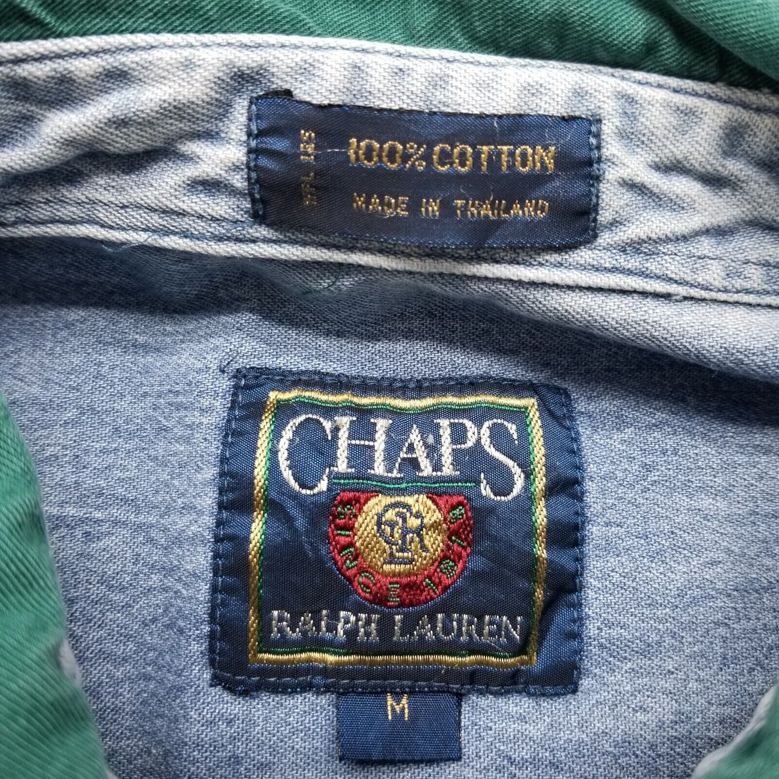 Chaps Ralph Lauren Chaps Ralph Lauren Shirt Men Medium Button Up Oversized Size US M / EU 48-50 / 2 - 7 Thumbnail