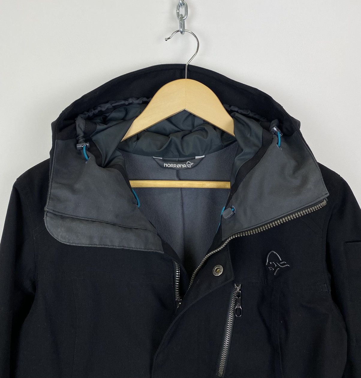 Norrona Norrona Full Zip Hooded Jacket Womens Outdoor Gorpcore Black Size S / US 4 / IT 40 - 6 Thumbnail