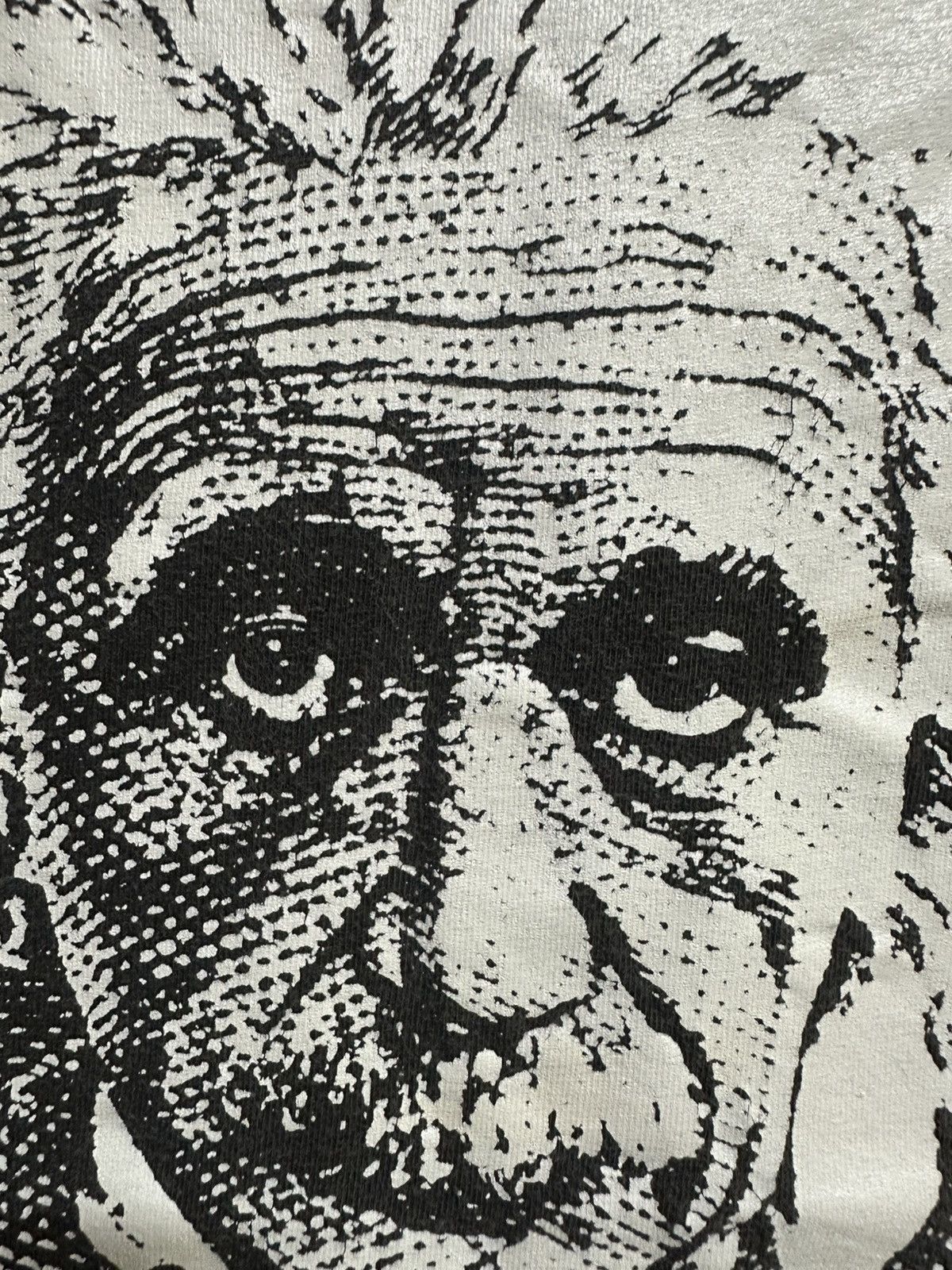Band Tees Vintage 90s Albert Einstein One World Faded Tee Size US L / EU 52-54 / 3 - 3 Thumbnail
