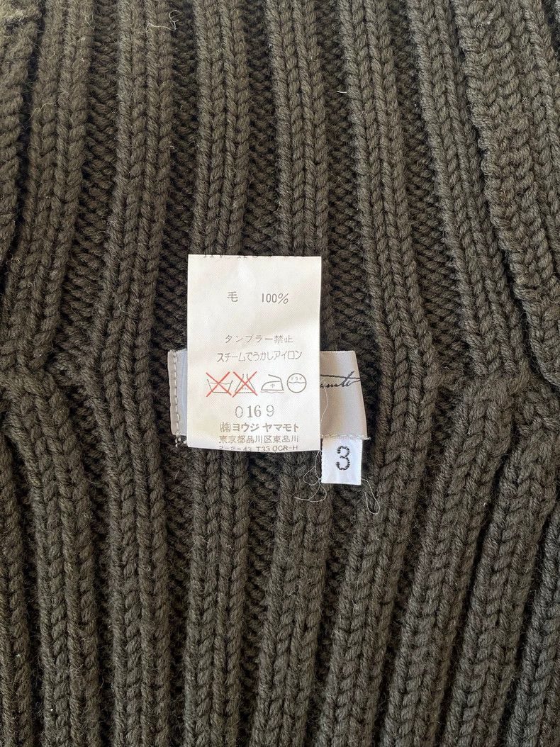 Yohji Yamamoto Yohji Yamamoto Wool turtleneck zip-knit jacket Size US L / EU 52-54 / 3 - 8 Thumbnail