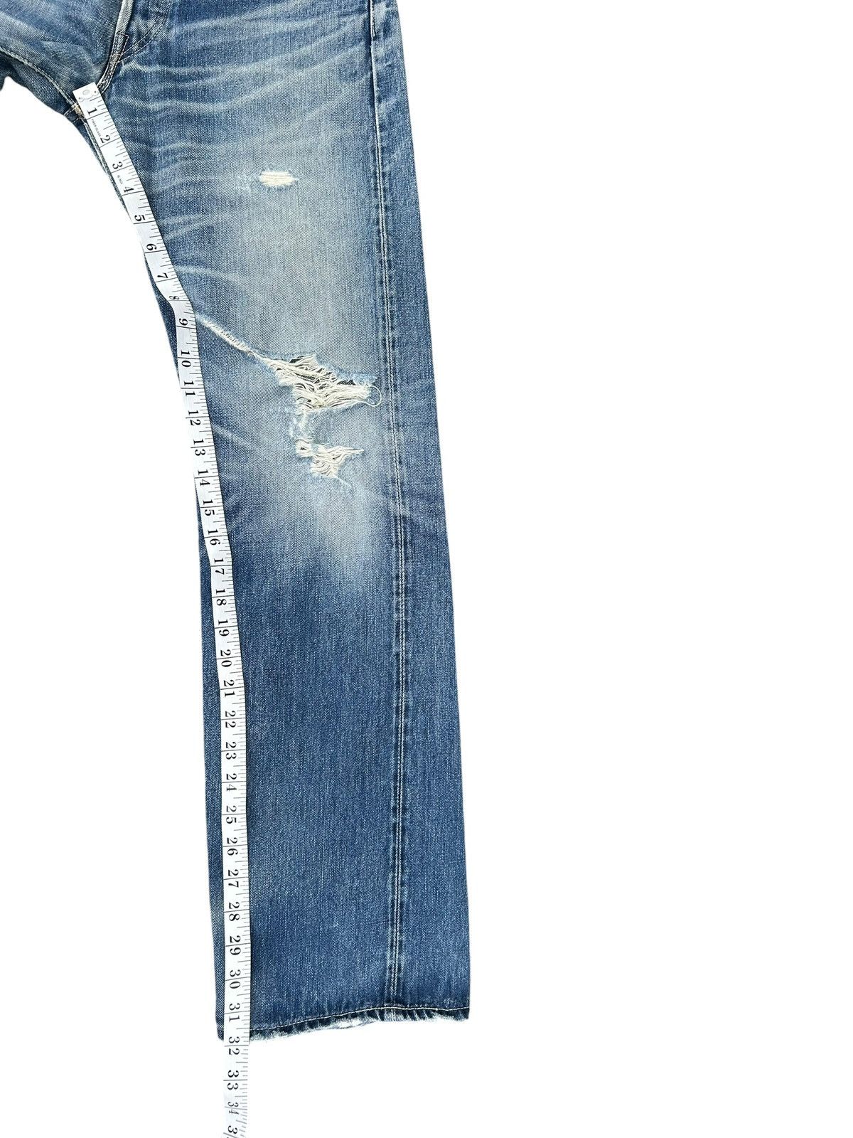 Kapital Vintage Levis Big E Selvedge Thrashed Denim Jeans Size US 30 / EU 46 - 24 Thumbnail