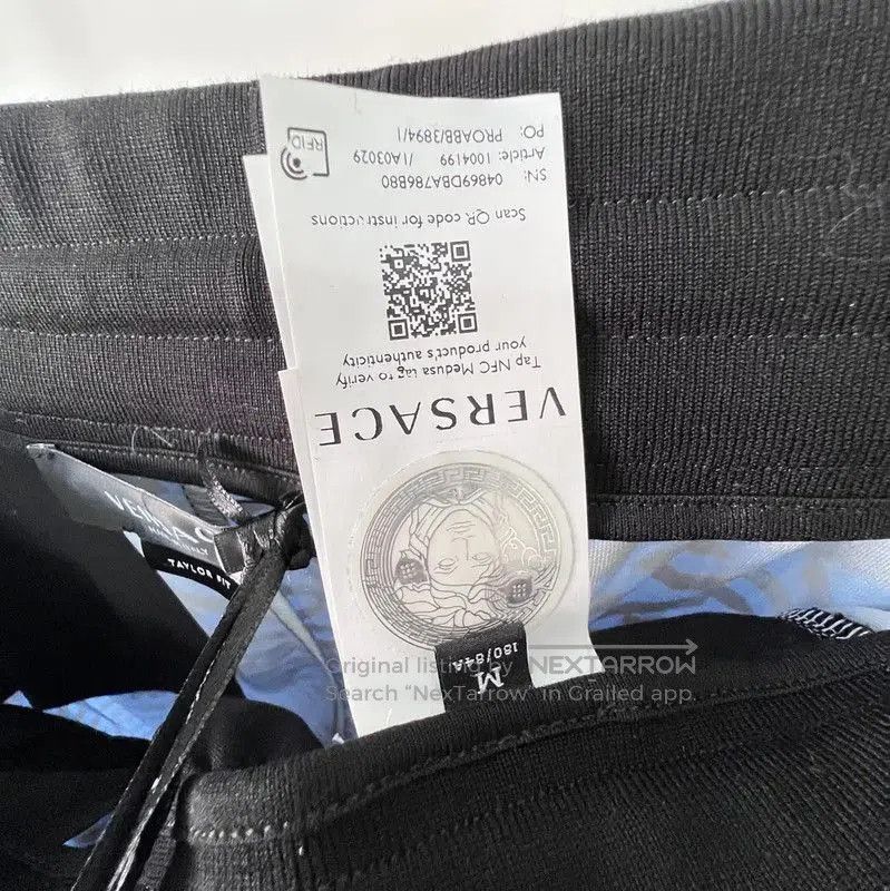 Versace Versace Blue Casual Pants for Men . Size US 32 / EU 48 - 7 Thumbnail