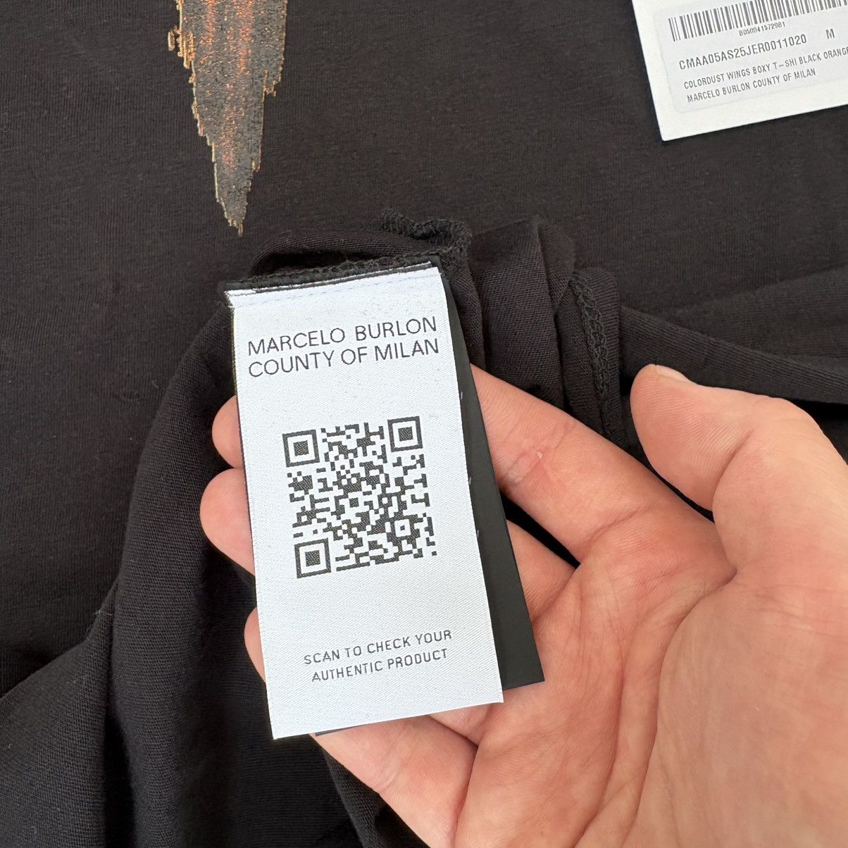 Marcelo Burlon Marcelo Burlon County of Milan Icon Wings basic t-shirt Size US M / EU 48-50 / 2 - 6 Thumbnail