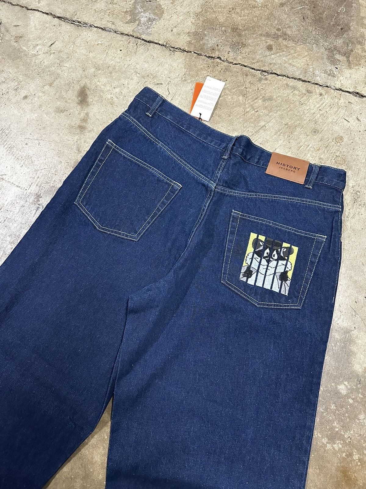 image of Iceberg History x Vintage Y2K History Iceberg Jeans Made In Italy in Blue, Men's (Size 38)