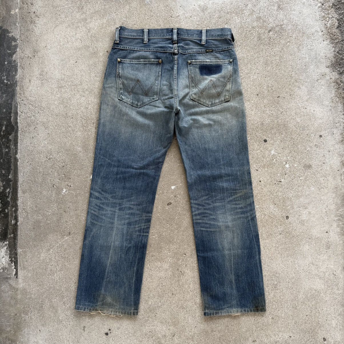 Wrangler VINTAGE WRANGLER FADED JEAN DENIM PANTS Size US 35 - 2 Thumbnail