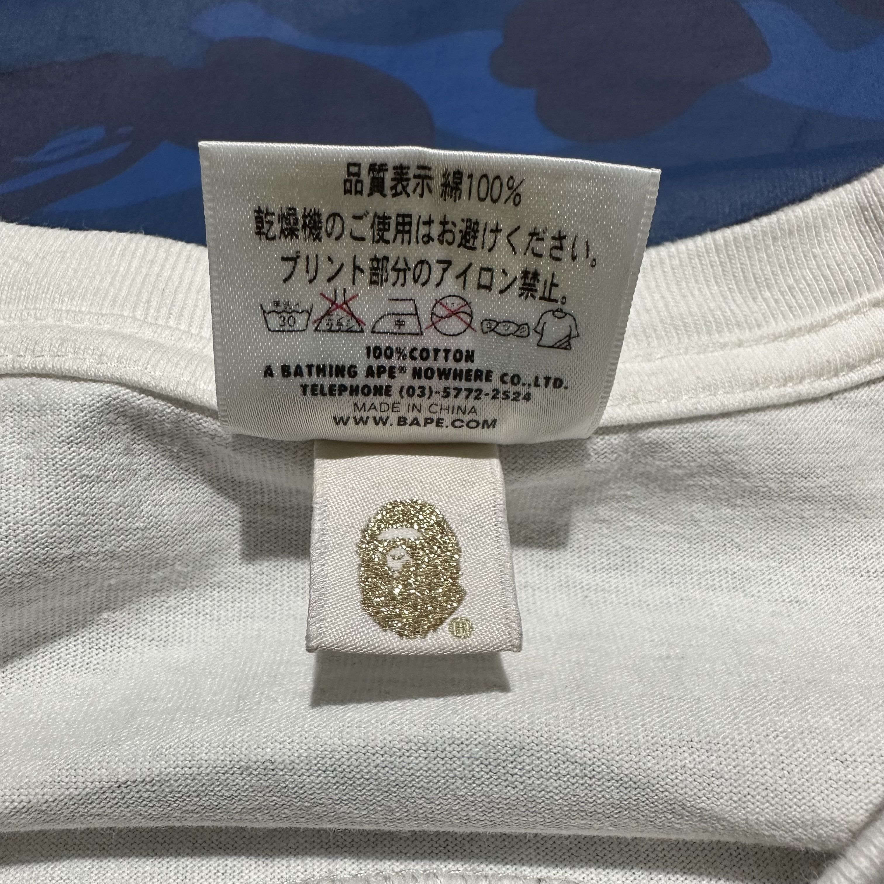 Bape A Bathing Ape Bape Longsleeve Size US S / EU 44-46 / 1 - 8 Thumbnail