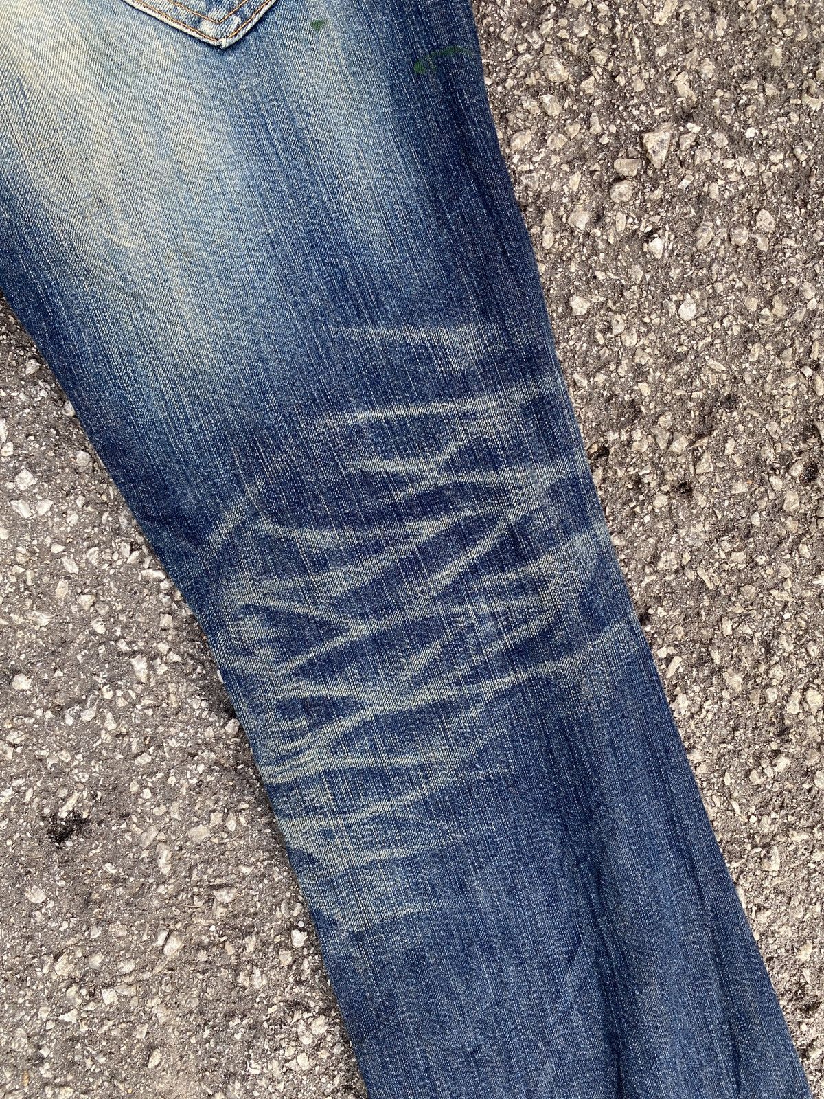 Cowboy Equipment × Edwin × Japanese Brand Edwin Claws Mark Design Flare Distressed Western Cowboycore Size US 32 / EU 48 - 14 Thumbnail