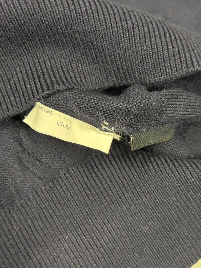 Emporio Armani AW2019 Emporio Armani Navy Camo Textured Sweater Size US M / EU 48-50 / 2 - 11 Thumbnail