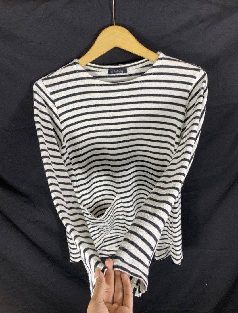Issey Miyake Issey Miyake stripe by plantationlong sleeve Size US M / EU 48-50 / 2 - 3 Thumbnail