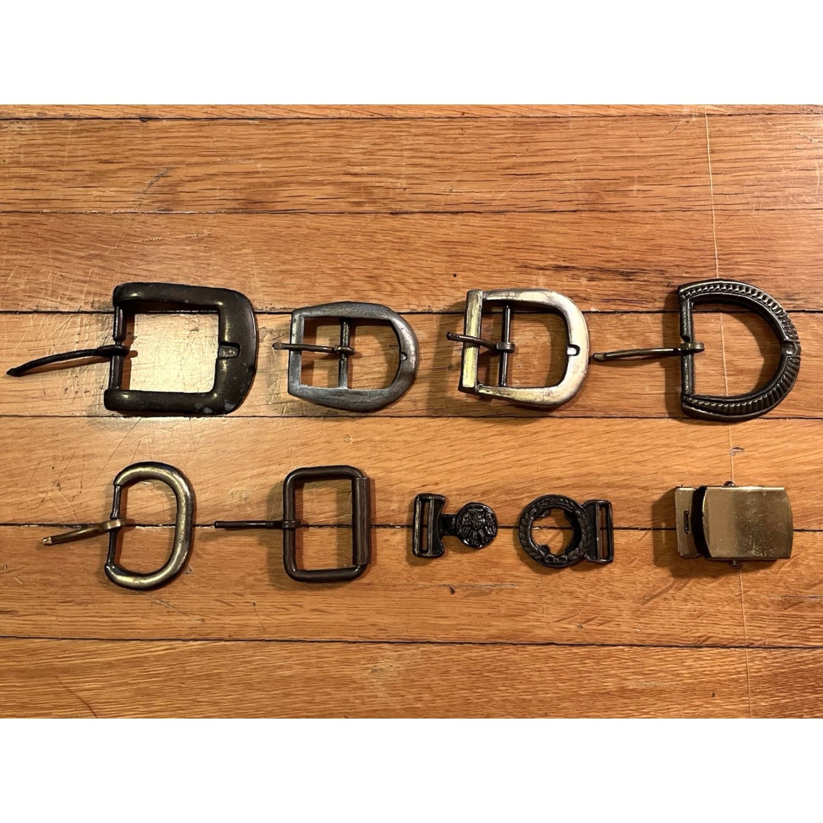 Vintage VINTAGE Chunky Brass Belt Buckle Lot 70s Accurate Gold Cowboys Western Adult Unisex Brass Belt Buckle Lot 8 1970s GoGo Mod Mens Womens Size ONE SIZE - 3 Thumbnail