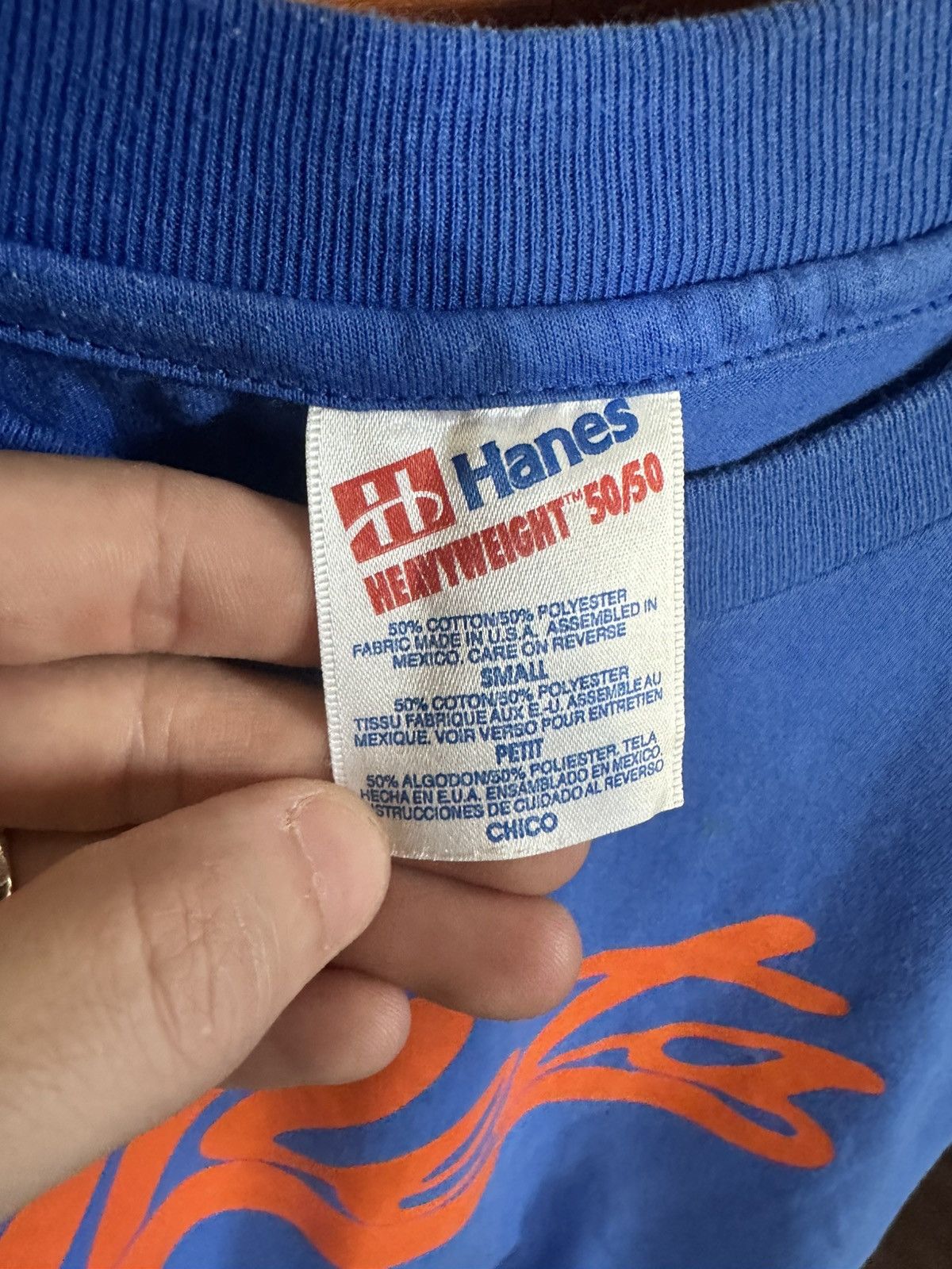 Hanes 90s single stitch New York Mets MiUSA t-shirt blue Size US S / EU 44-46 / 1 - 6 Thumbnail