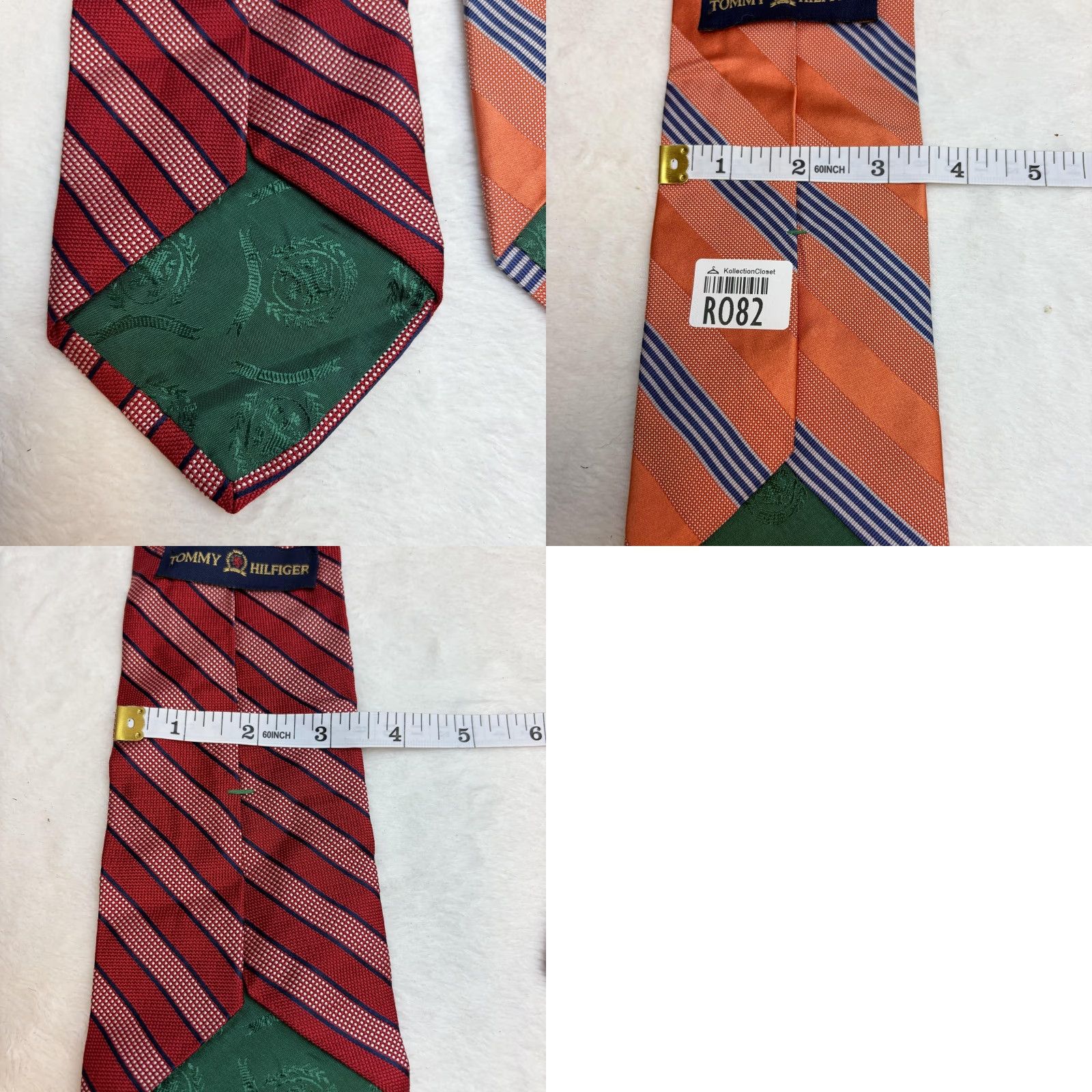 Tommy Hilfiger Tommy Hilfiger Tie Lot Of 2 Mens One Size Multicolor Silk Striped Neckties Size ONE SIZE - 9 Thumbnail