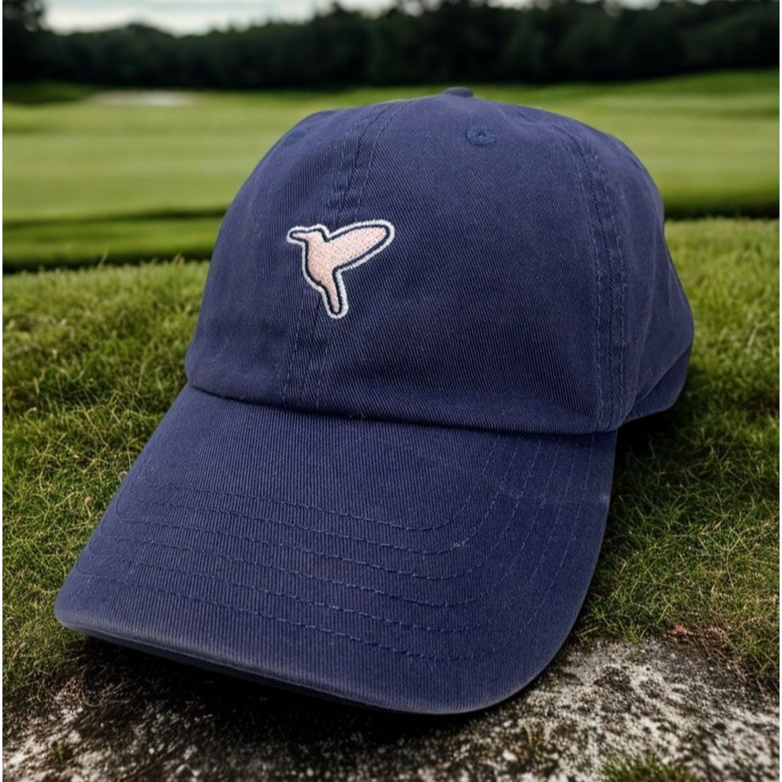 Birddogs Birddogs Hat Blue Free The Bird Strapback Adjustable Dad Cap Size ONE SIZE - 1 Thumbnail