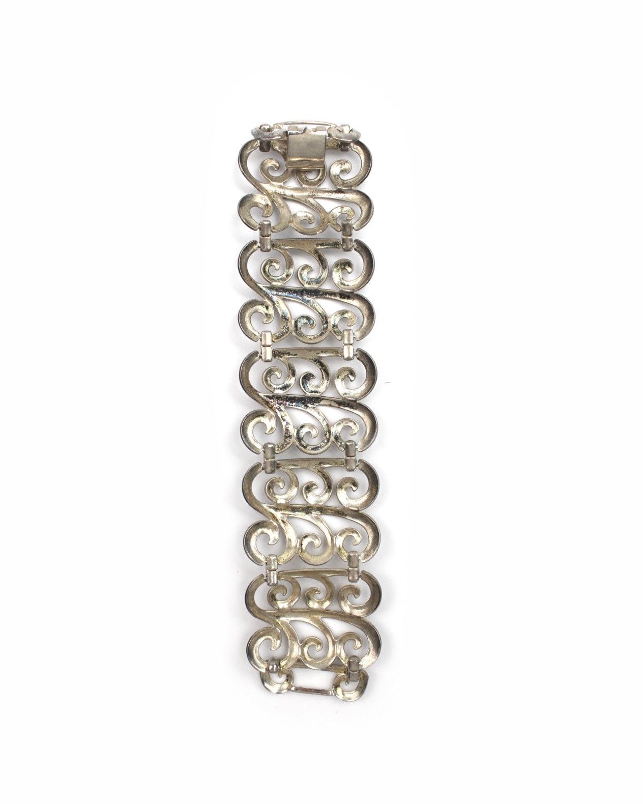 Vintage 1960S USA VINTAGE ARABESQUE OPENWORK SCROLL BRACELET Size ONE SIZE - 2 Thumbnail