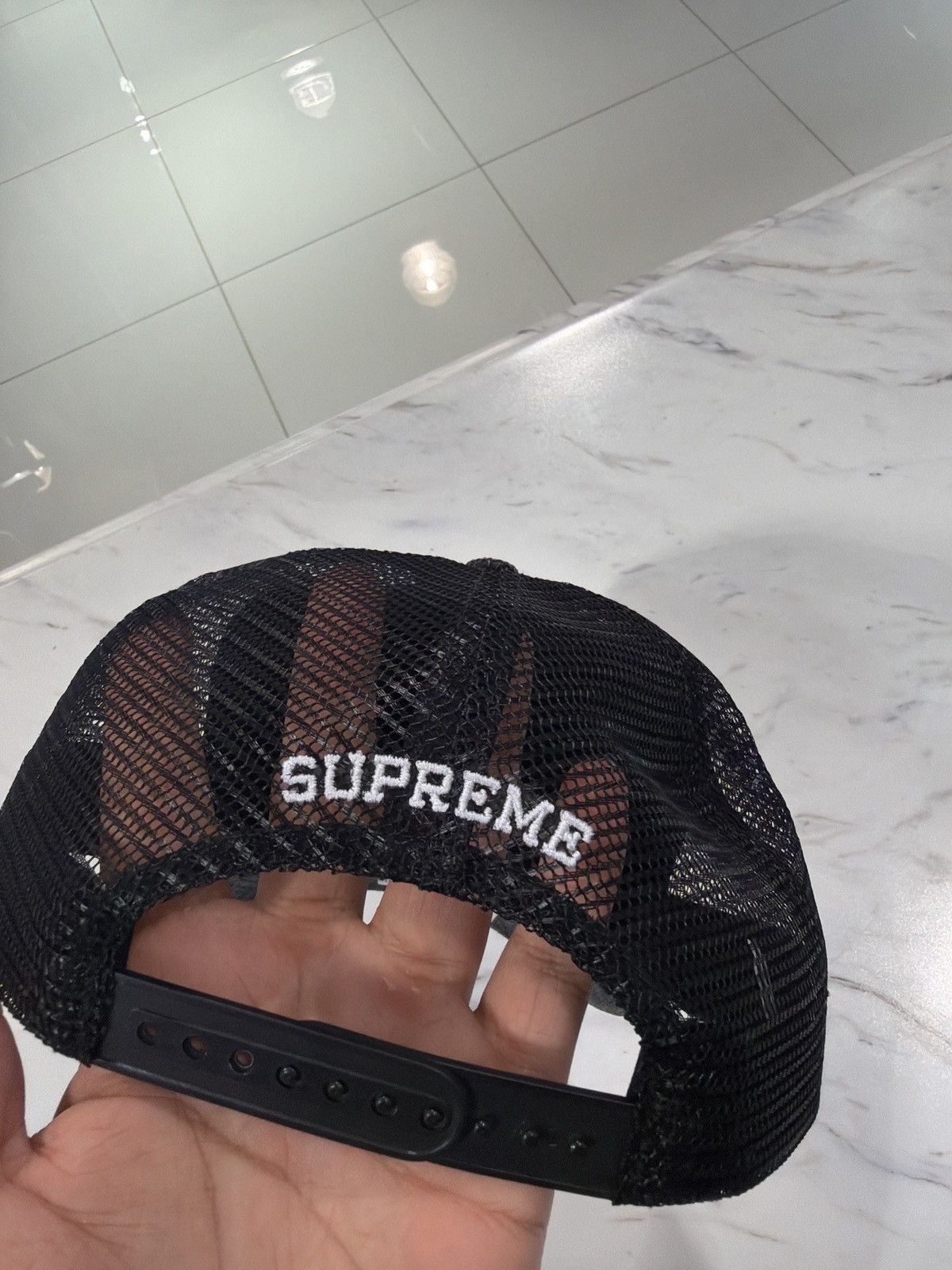 Supreme Supreme Raffia Black Trucker Size ONE SIZE - 2 Thumbnail
