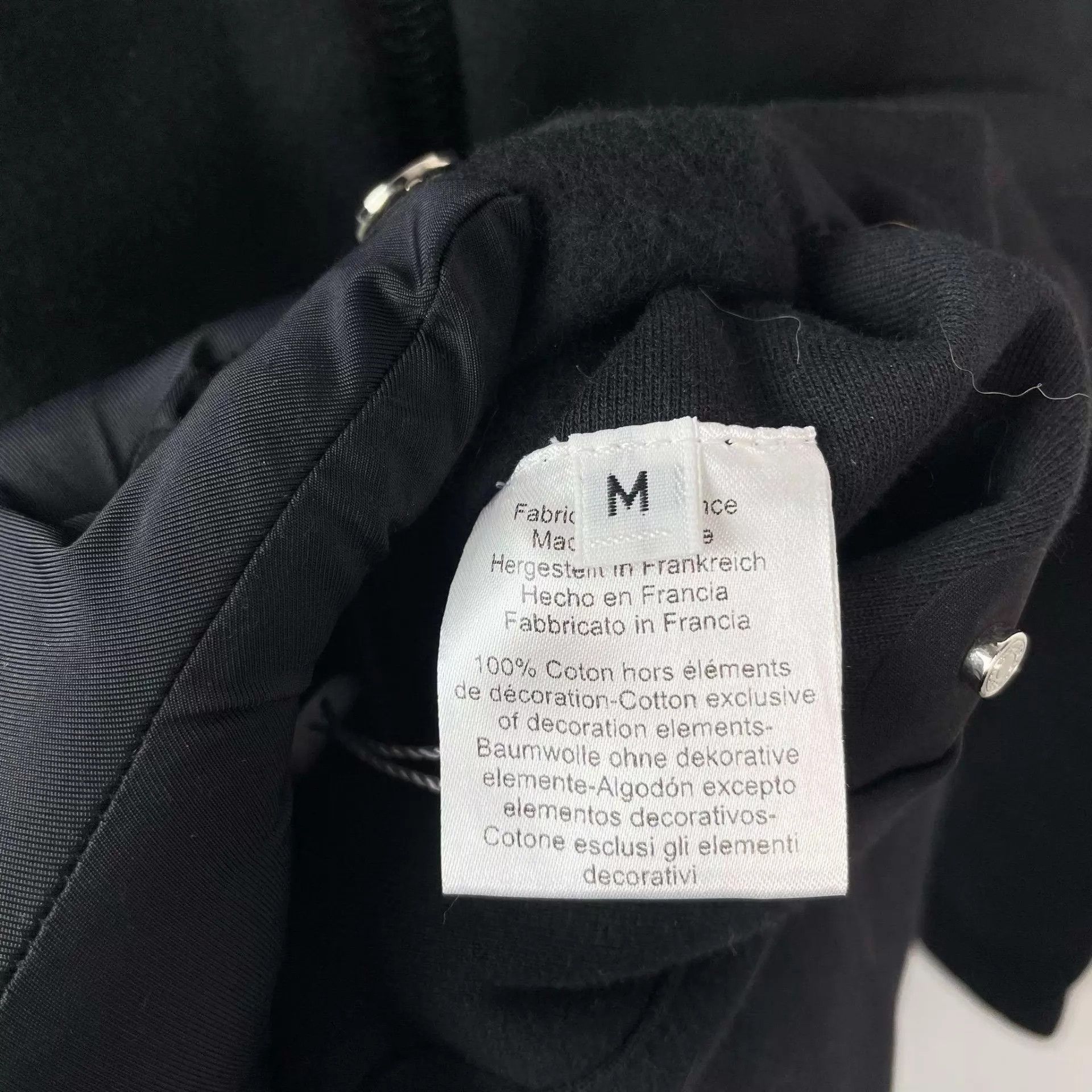 Hermes Hermès Cotton Fleece Sweatshirt Black M Size M / US 6-8 / IT 42-44 - 4 Thumbnail