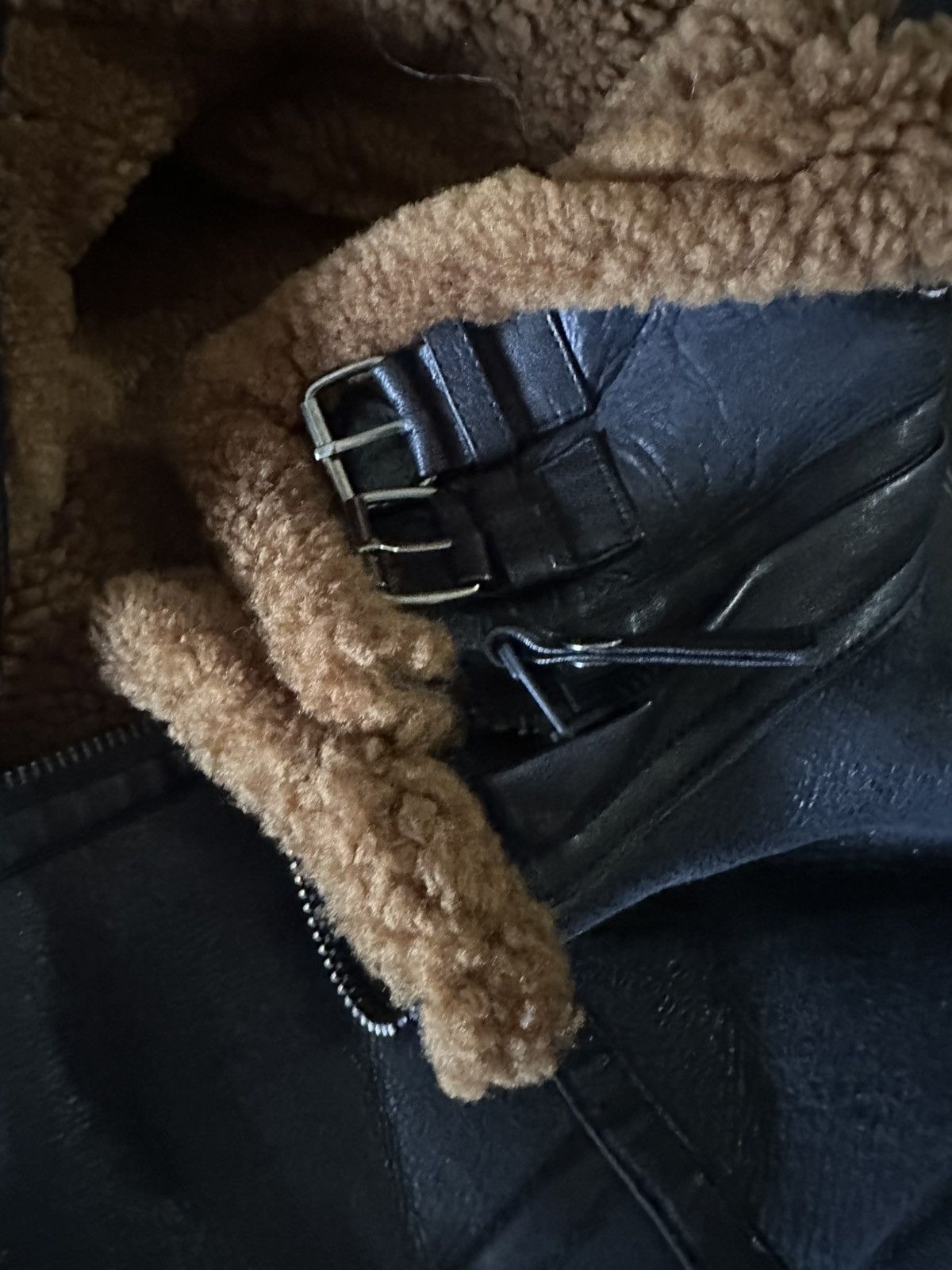 Boda Skins Boda skins hunter noir 3.0 black shearling leather jacket Size US XS / EU 42 / 0 - 7 Thumbnail