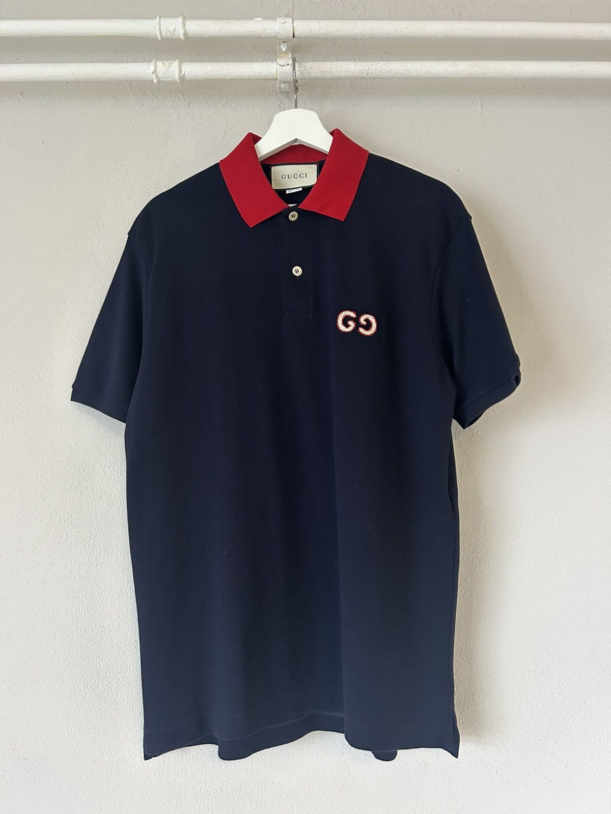 Gucci Gucci GG Logo Polo Shirt - Alessandro Michele, Oversized Fit Size US S / EU 44-46 / 1 - 1 Thumbnail