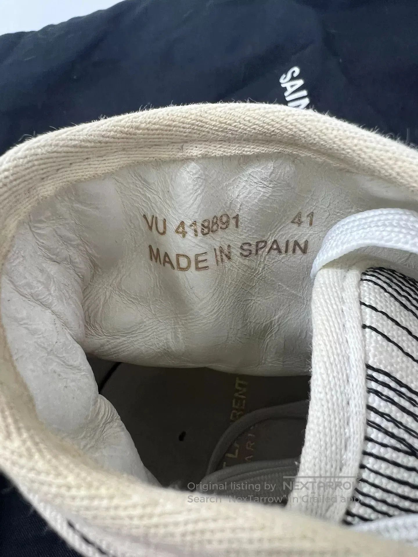 Saint Laurent Paris Saint Laurent High-Top Sneakers with Cartoon Design. Size US 8 / EU 41 - 5 Thumbnail