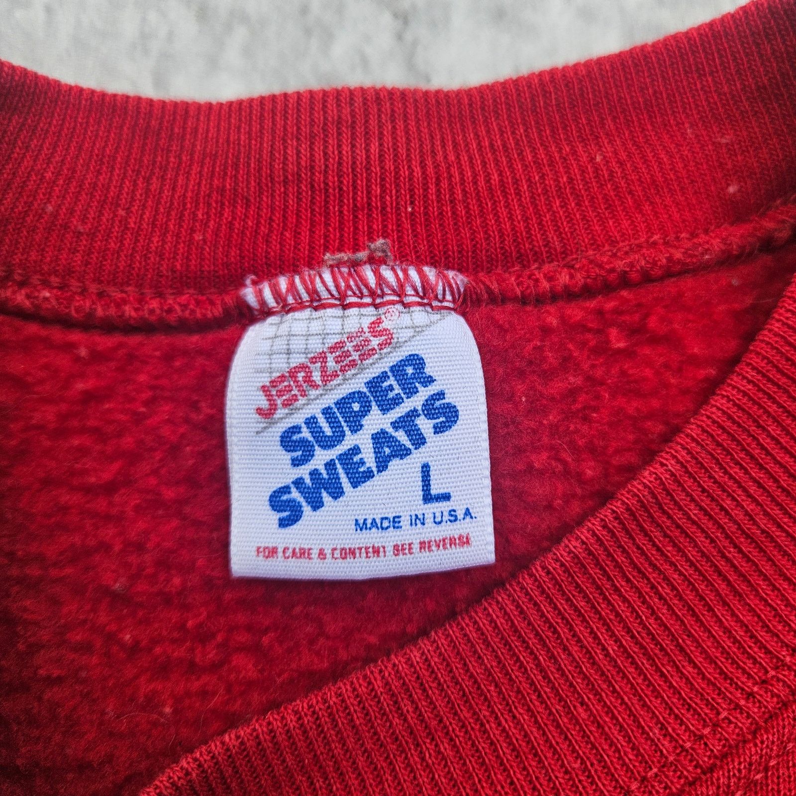 Jerzees Vintage 90s Christmas Art Institute Chicago Pullover Large Size L / US 10 / IT 46 - 3 Thumbnail