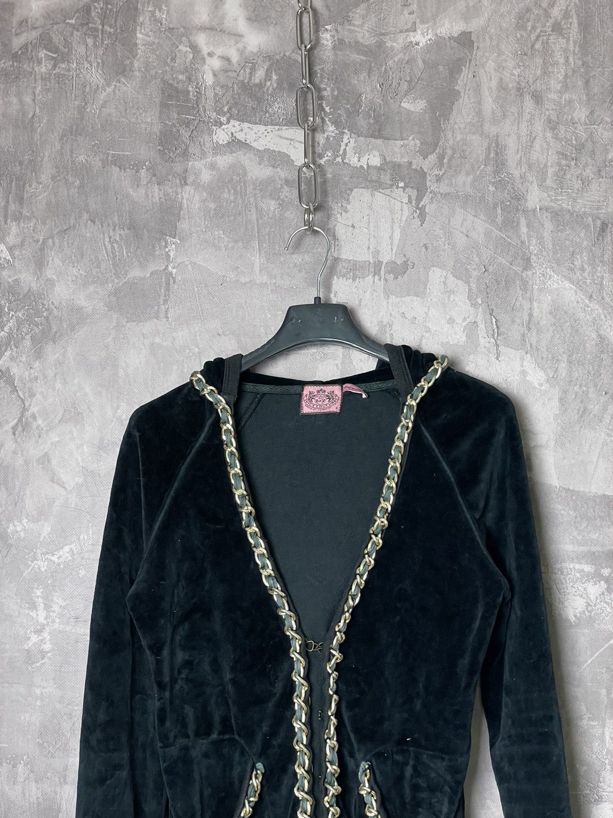 Juicy Couture × Vintage Juicy Couture vintage velvet zip-up hoodie Size M / US 6-8 / IT 42-44 - 2 Thumbnail