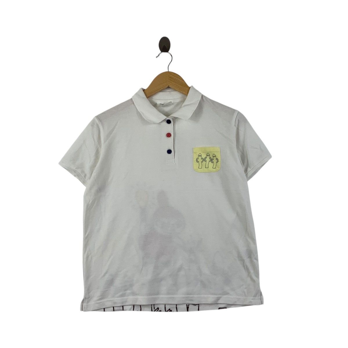 Uniqlo MOOMIN CHARACTERS Mymble Cartoon Comic Polo Tee Shirt Top Size S / US 4 / IT 40 - 1 Thumbnail