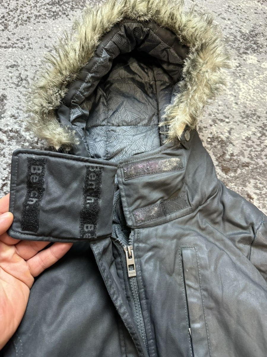 If Six Was Nine × Vintage Vintage Y2K Bench Fur Hood Ninja Style Collar Opium Bomber Size US M / EU 48-50 / 2 - 5 Thumbnail