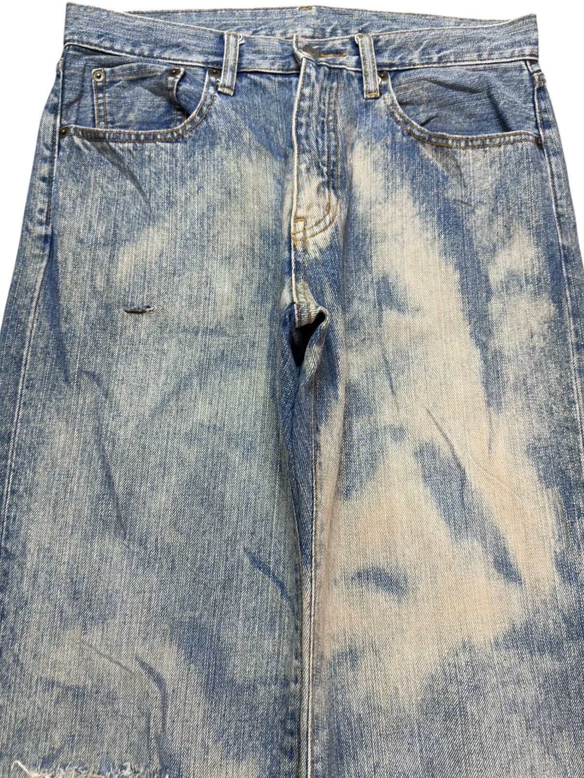 Uniqlo Vintage Uniqlo Mudwash Grunge Distressed Denim Size US 30 / EU 46 - 2 Thumbnail