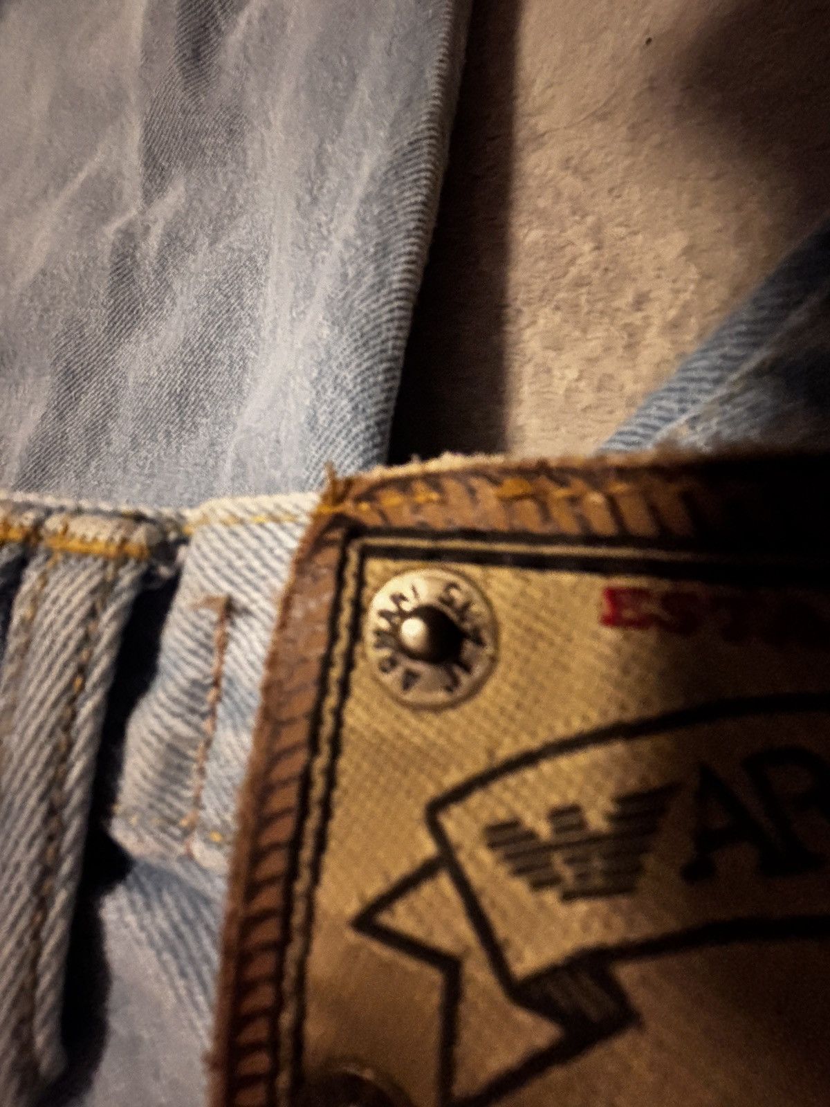 Giorgio Armani 90s Armani Jeans Ittierre Prototype Sample Ultra Rare Size US 31 - 16 Thumbnail