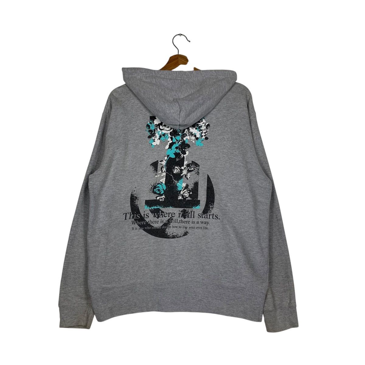 Japanese Brand UNDERWORLD Graphics Printed Hoodies Sweatshirt #1460-C66 Size US L / EU 52-54 / 3 - 1 Thumbnail