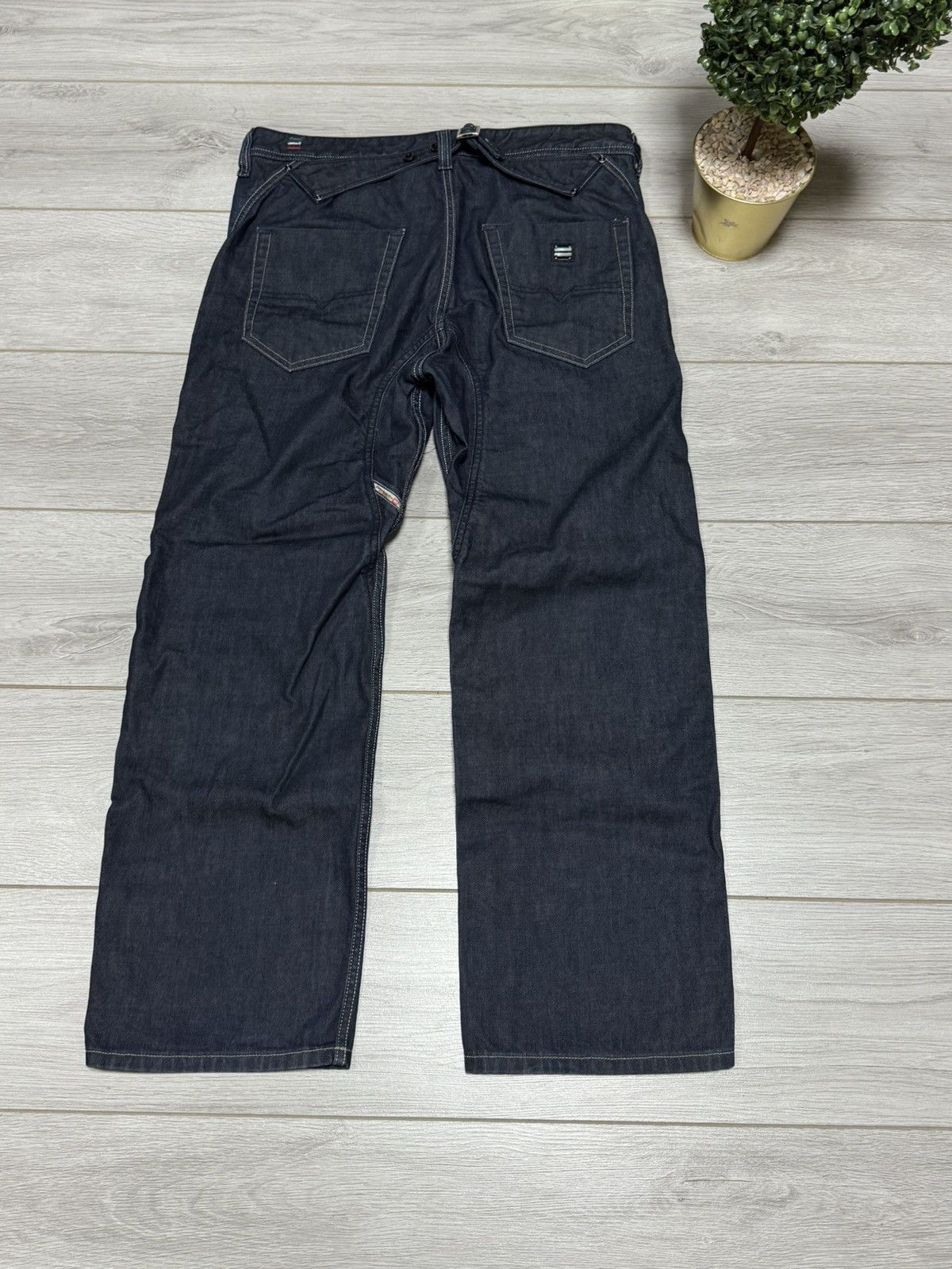 Diesel Diesel pheyo denim wide leg jeans pants Size US 34 / EU 50 - 4 Thumbnail