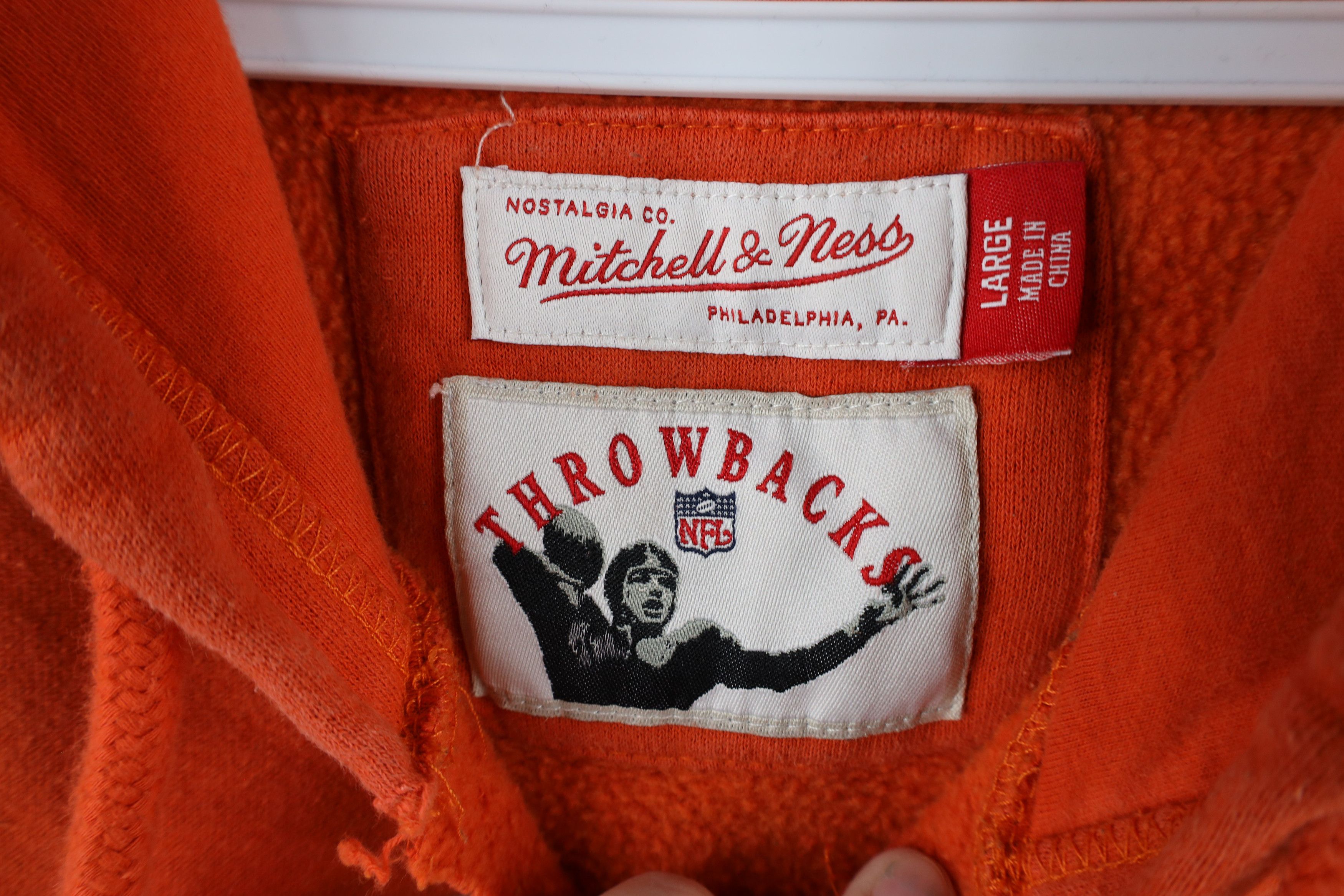 Mitchell & Ness × Vintage Retro Mitchell & Ness Cleveland Browns Football Hoodie Size US L / EU 52-54 / 3 - 6 Thumbnail