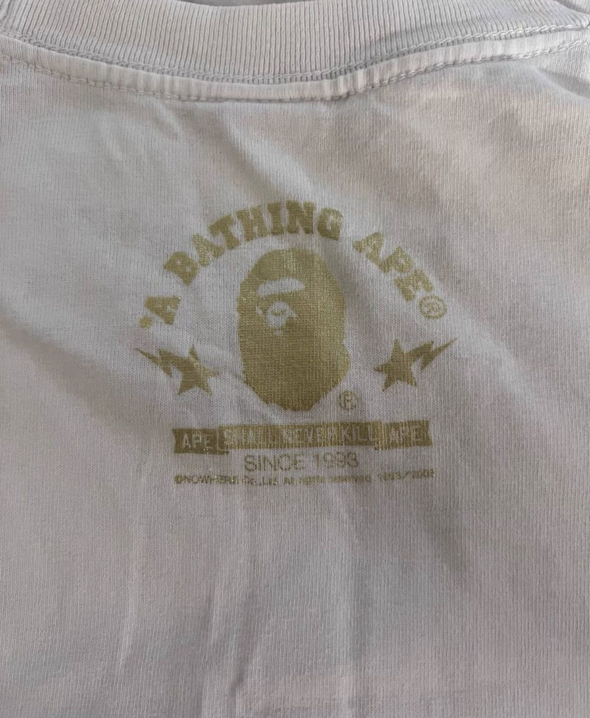 Bape BAPE OG Nigo era white short-sleeve T-shirt Size US L / EU 52-54 / 3 - 7 Thumbnail