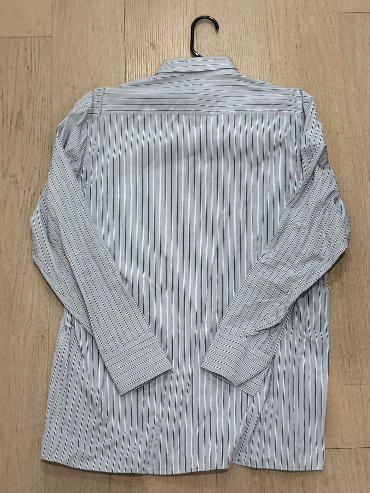 Other Cale - Cotton Stripe Grey Shirt Size US L / EU 52-54 / 3 - 3 Thumbnail