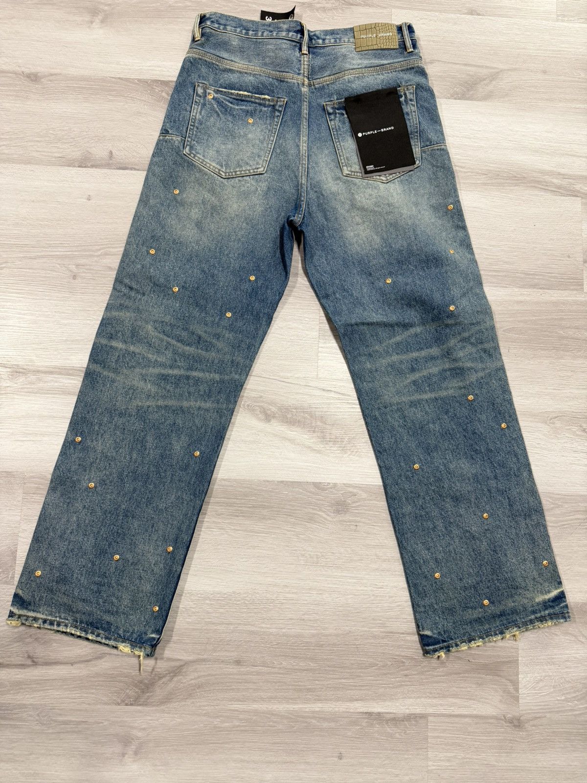 Purple Brand Purple Brand Repair Rivets Jeans - Black Label Size US 32 / EU 48 - 6 Thumbnail