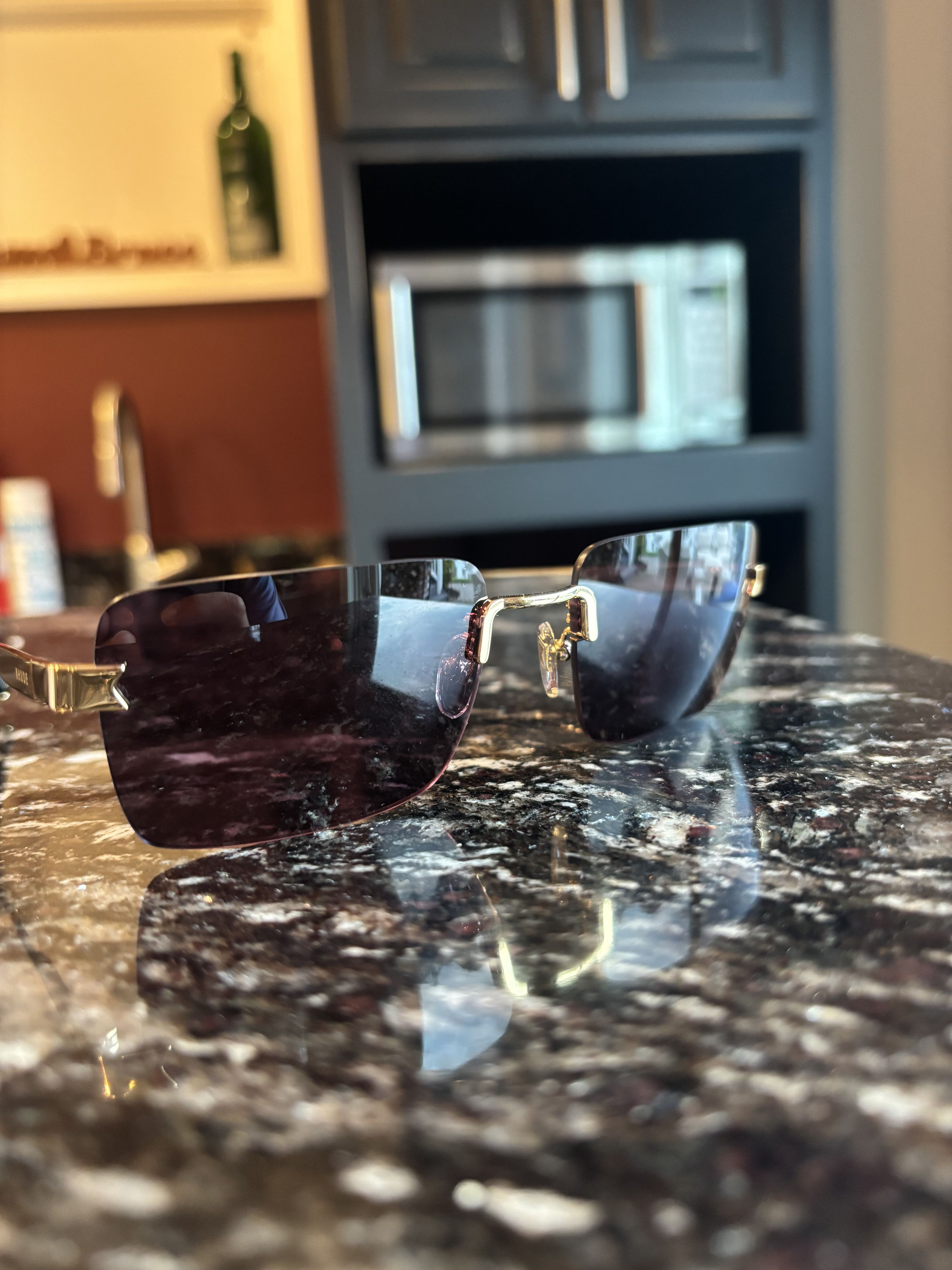 Rhude Rhude new money frames sunglasses Gold Size ONE SIZE - 5 Thumbnail