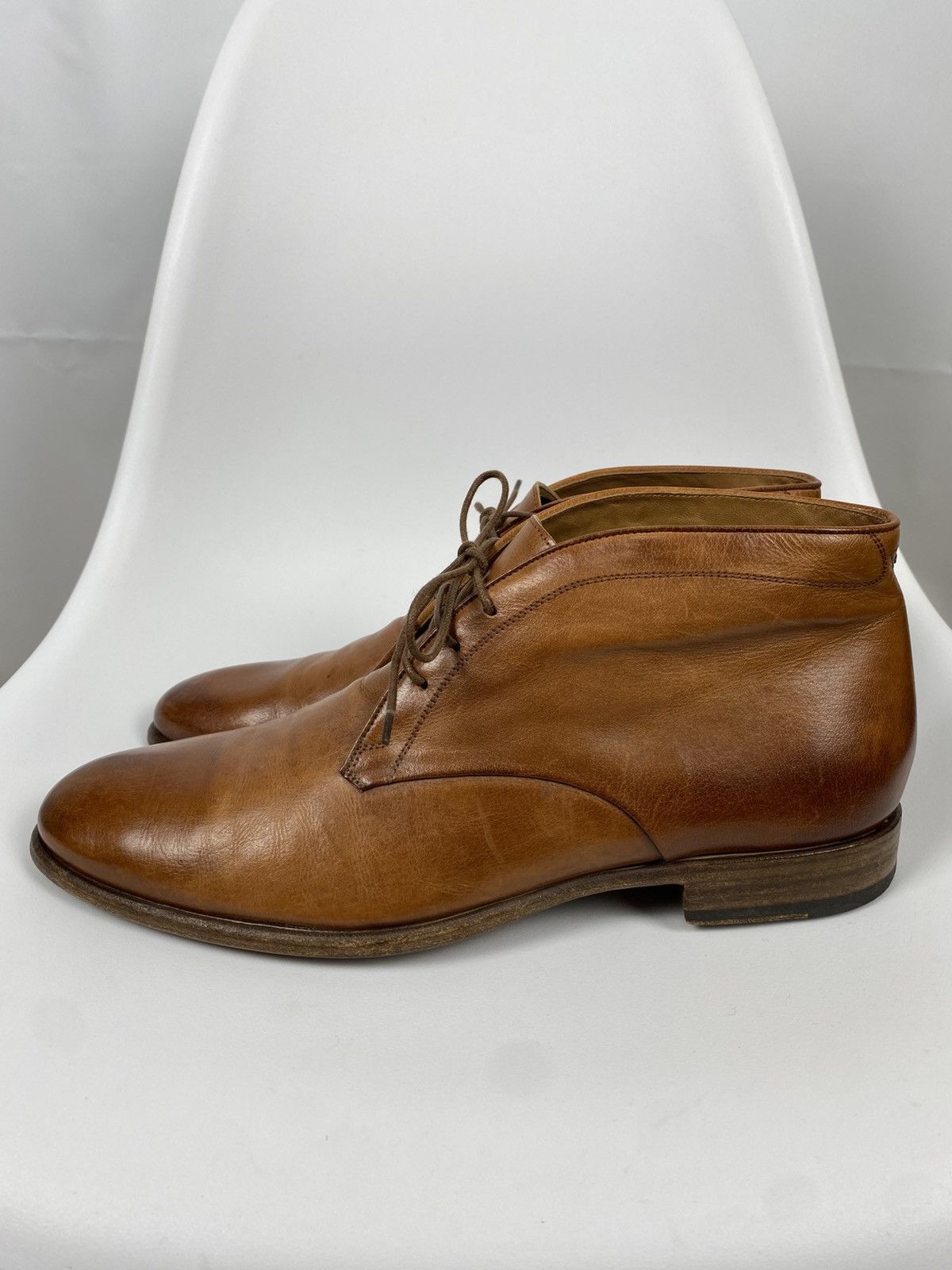 Pantanetti Pantanetti Genuine Leather Desert Boots made in Italy 44 Size US 11 / EU 44 - 3 Thumbnail