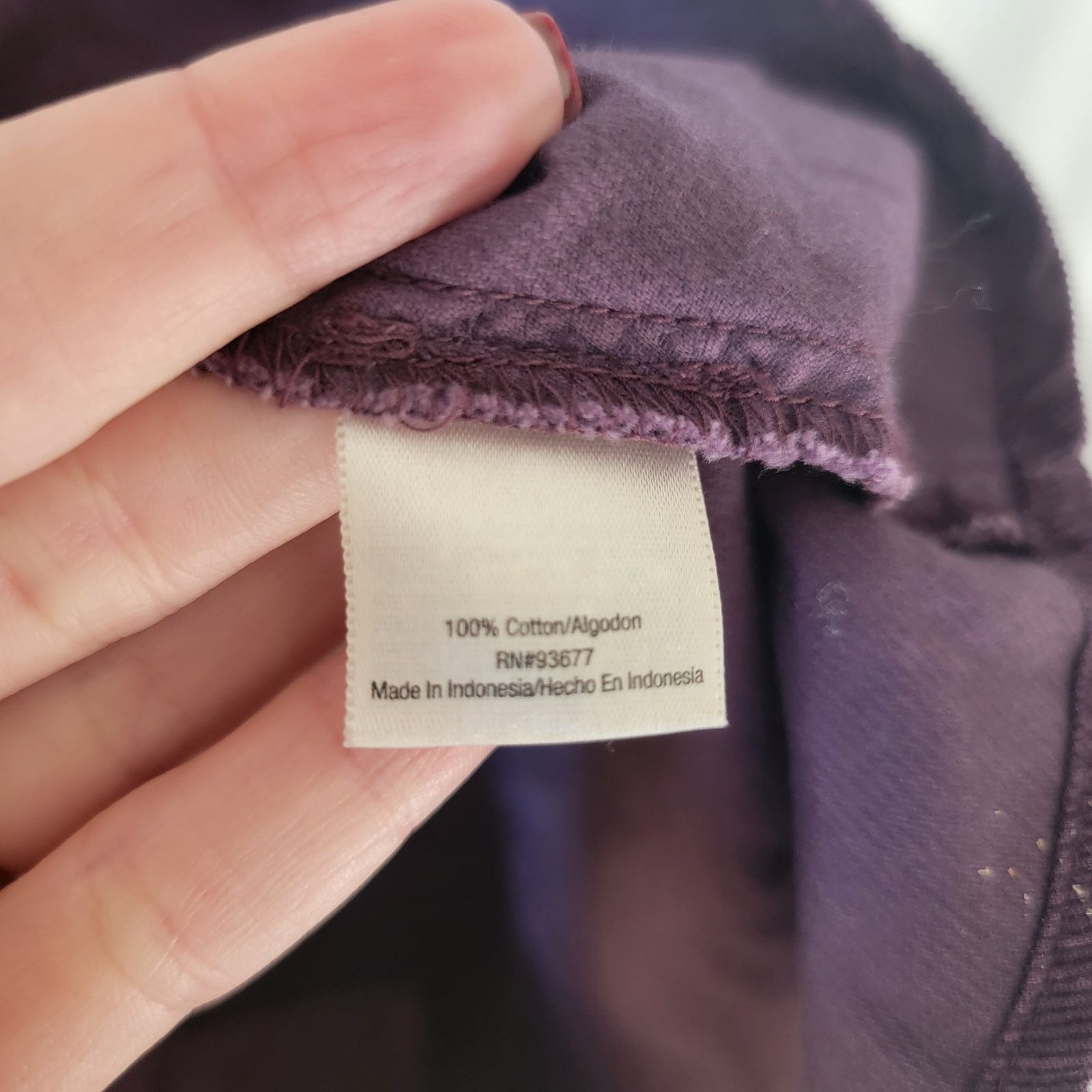St. Johns Bay St Johns Bay Purple Corduroy Button Down Top Size XL Size XL / US 12-14 / IT 48-50 - 7 Thumbnail