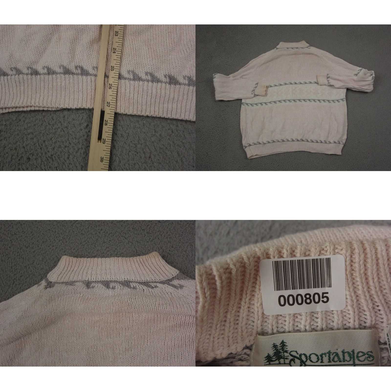Vintage VINTAGE Sportables Sweater Womens 1X Plus Pink Turtleneck Pullover 90s Ladies Boys? Girls? Size XXL / US 16-18 / IT 52-54 - 8 Thumbnail