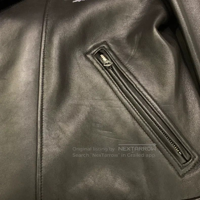 Neighborhood Neighborhood Leather jacket, size L Size US L / EU 52-54 / 3 - 4 Thumbnail