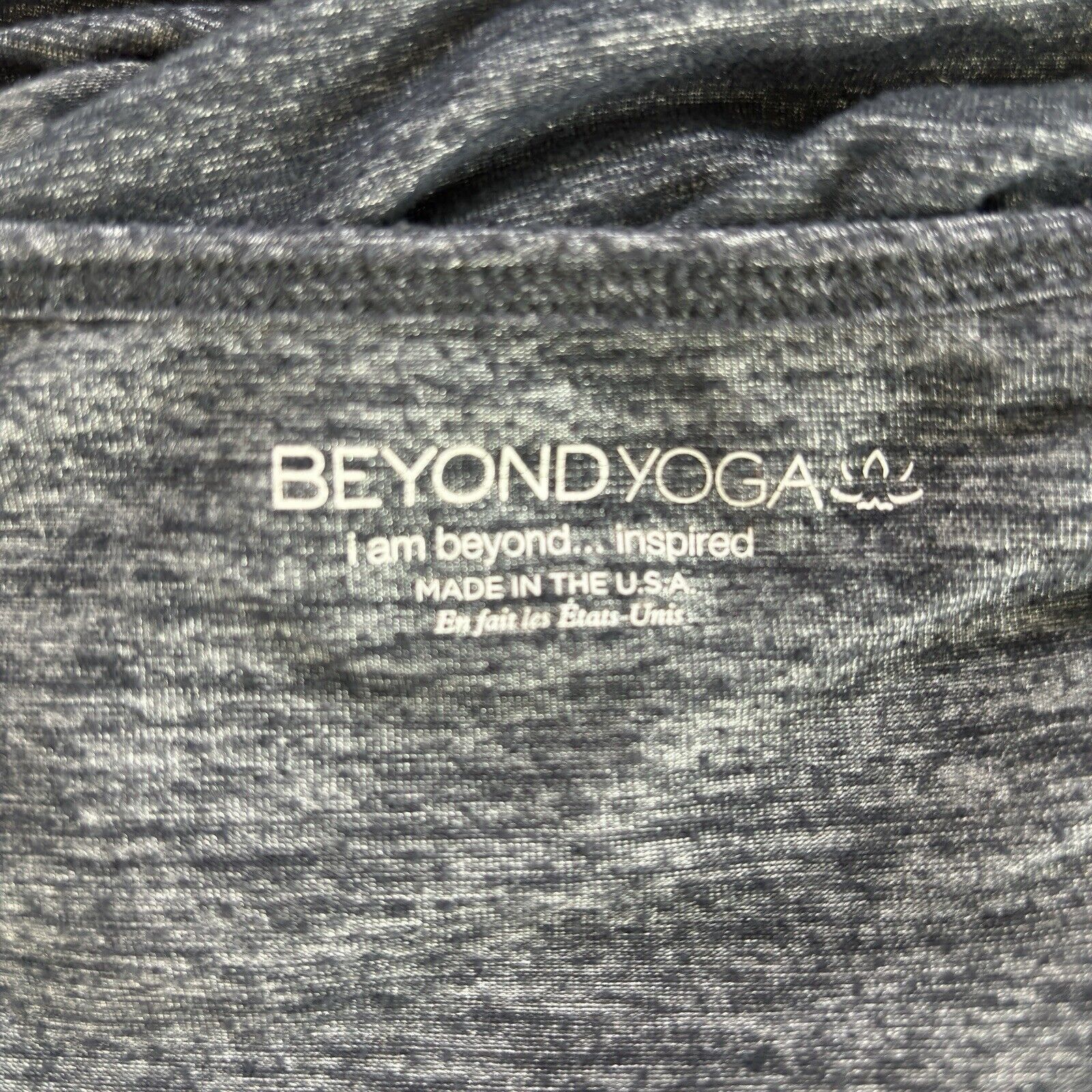 Other Beyond Yoga L Gray Open Back Long Sleeve Workout Top Activew Size L / US 10 / IT 46 - 9 Thumbnail