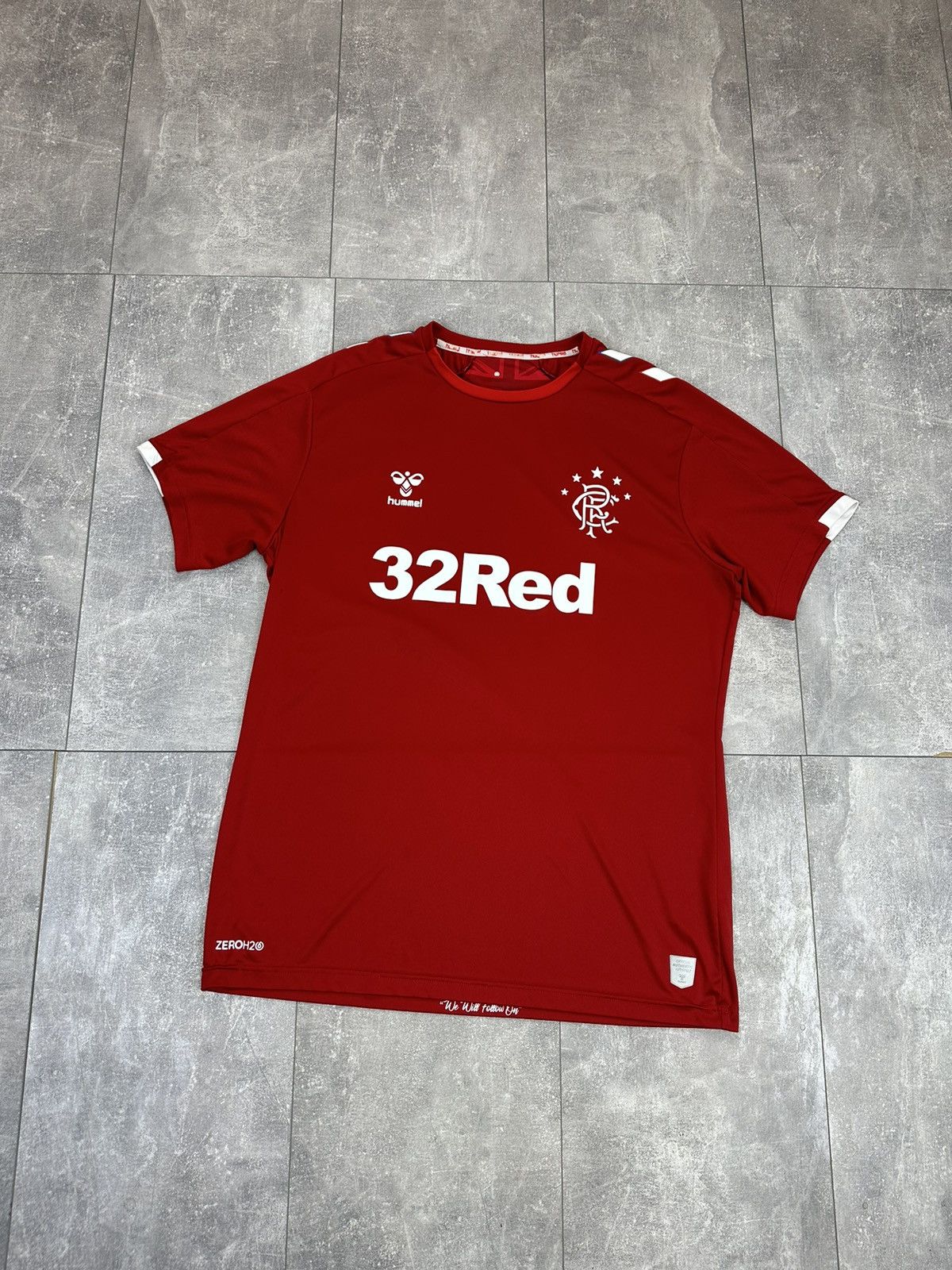 Hummel × Vintage Men’s Hummel Rangers Football Soccer jersey Size US XXL / EU 58 / 5 - 2 Thumbnail