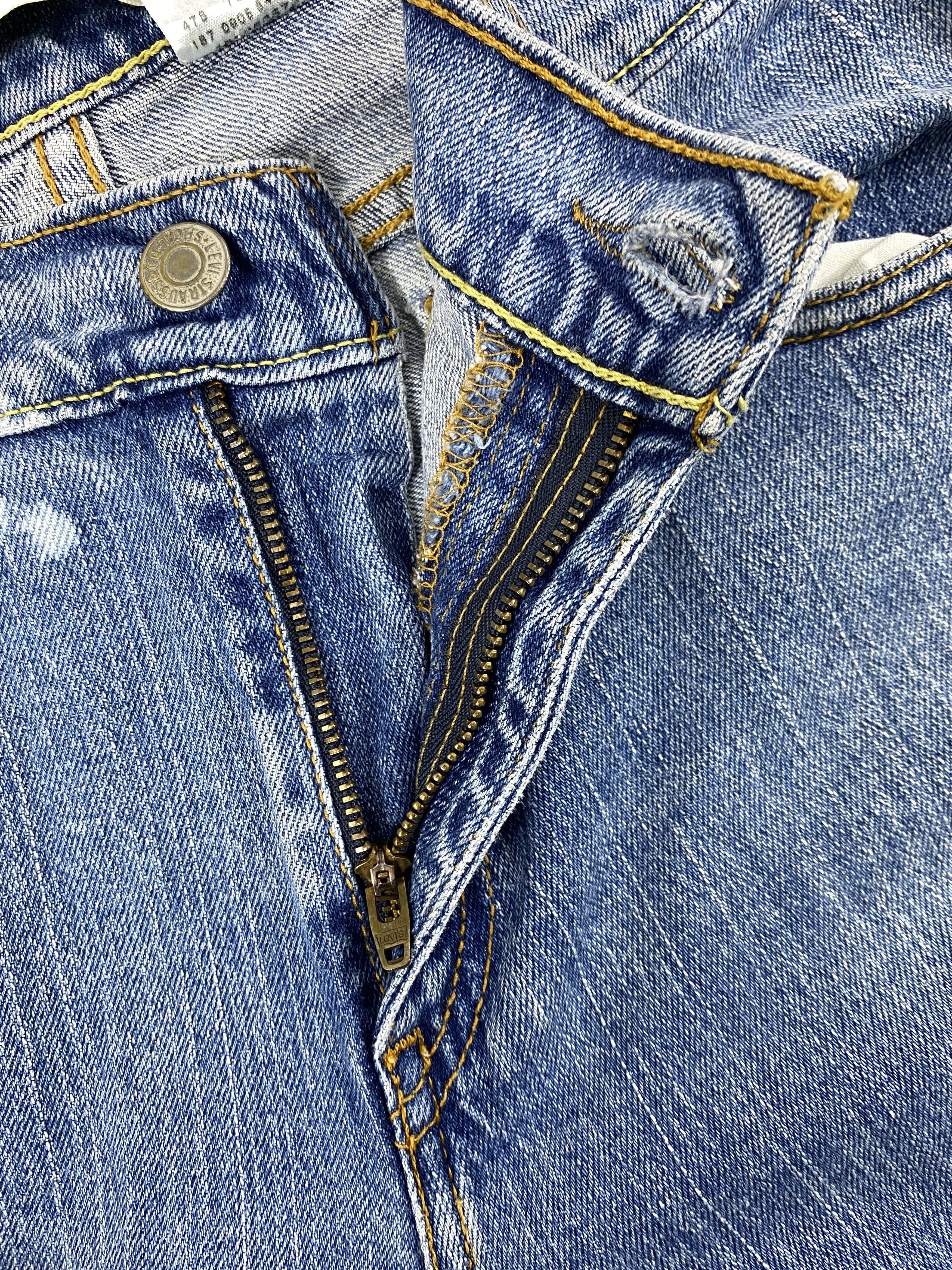 Levi's Vintage Levi's 505 Straight Blue Denim 35 x 31 JN630 Size US 35 - 6 Thumbnail