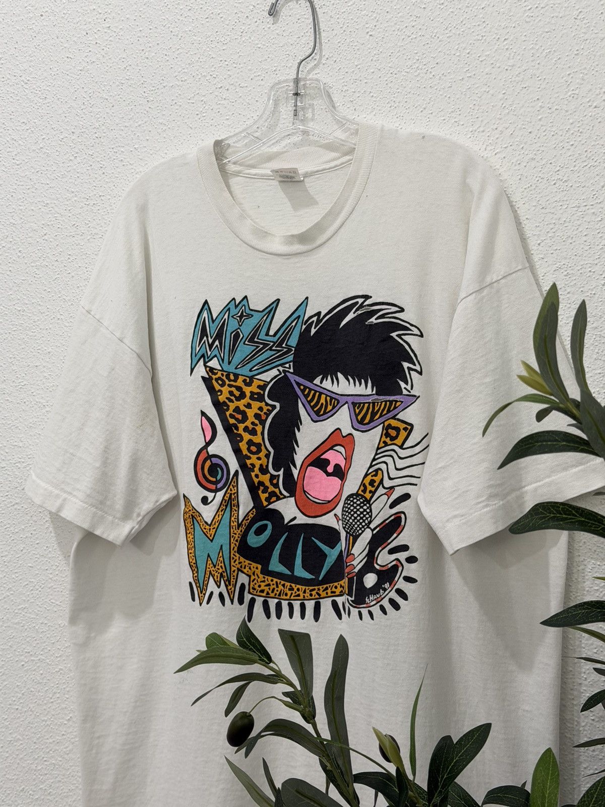 Vintage Vintage 90s Miss Molly T-Shirt VTG Band Tee Concert 1991 XXL Size US XXL / EU 58 / 5 - 2 Thumbnail