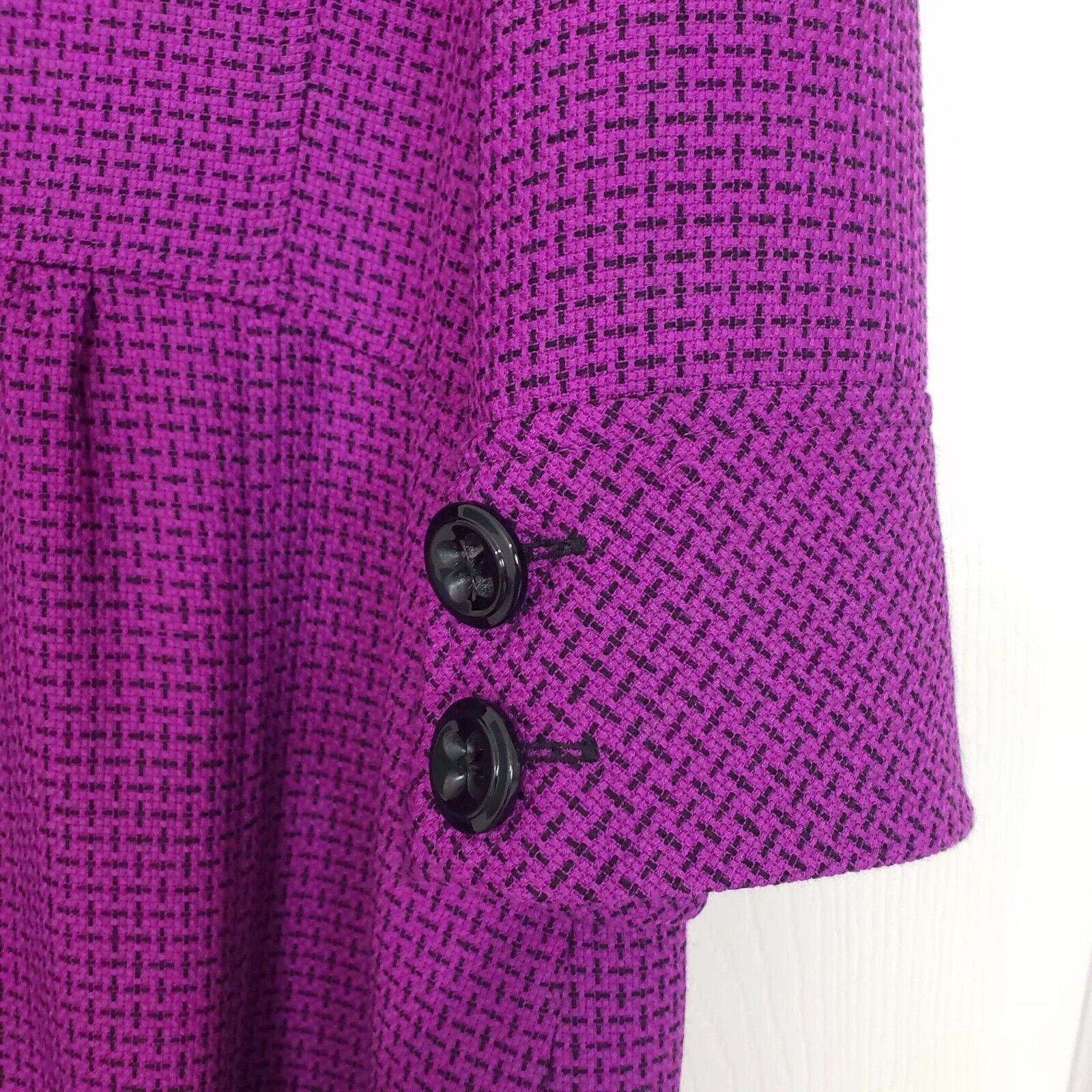 Designer Mary Kay Wool Blend Consultant Coat Womens Size 12 Purple Size XL / US 12-14 / IT 48-50 - 8 Thumbnail