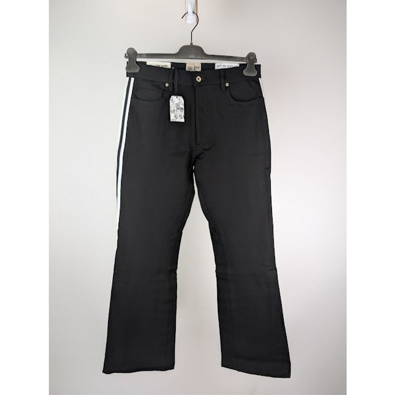 Gallery Dept. o1rshd1 Striped Logan Poly Flared Pants in Black Size US 32 / EU 48 - 1 Thumbnail