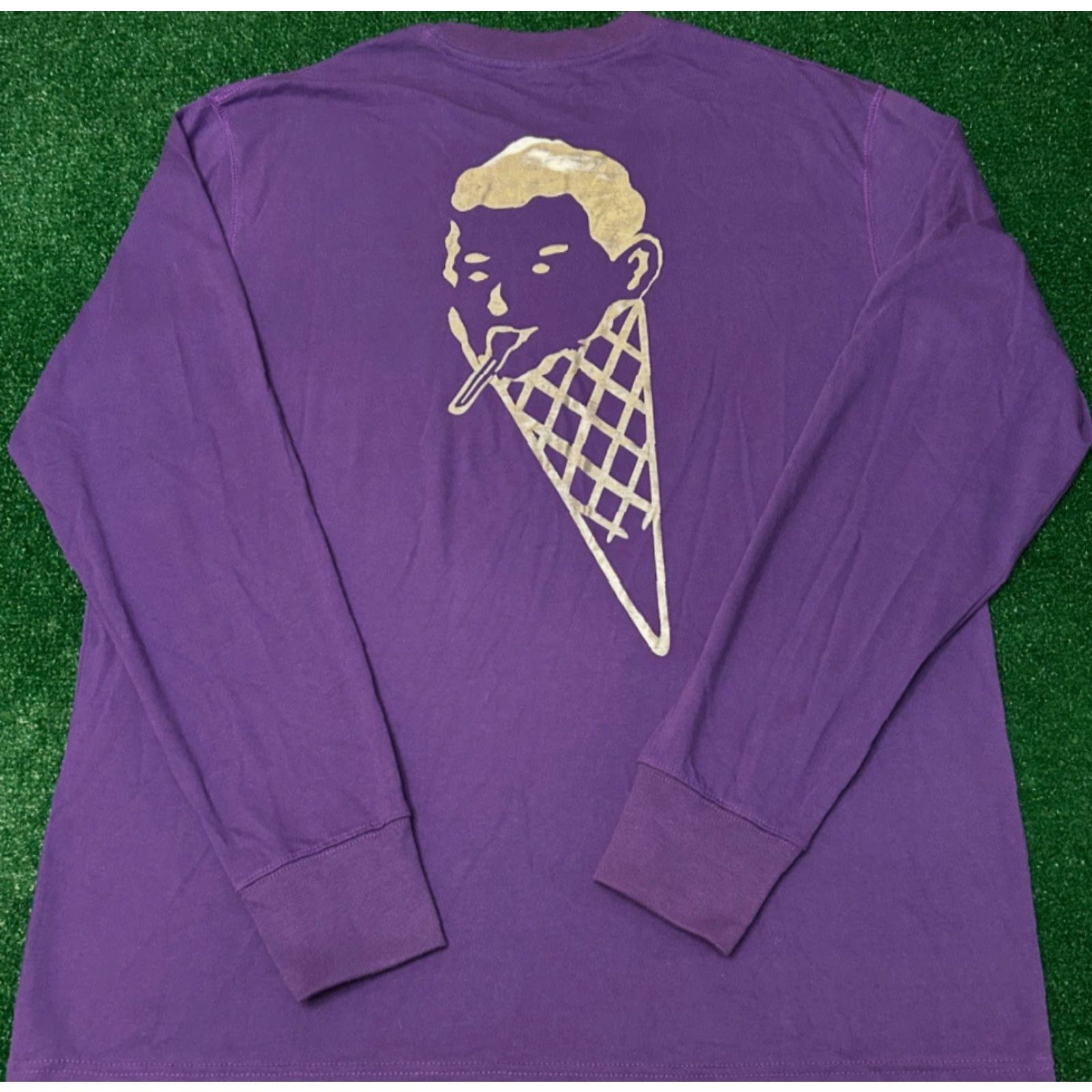 Vintage VINTAGE Billionaire Boys Club Ice Cream Chrome Logo Purple Longsleeve Shirt Mens XL Size US XL / EU 56 / 4 - 2 Thumbnail